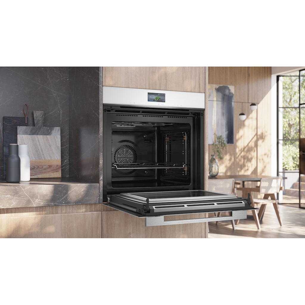 SIEMENS Backofen mit Mikrowelle »HM776G3W1«, iQ700, HM776G3W1