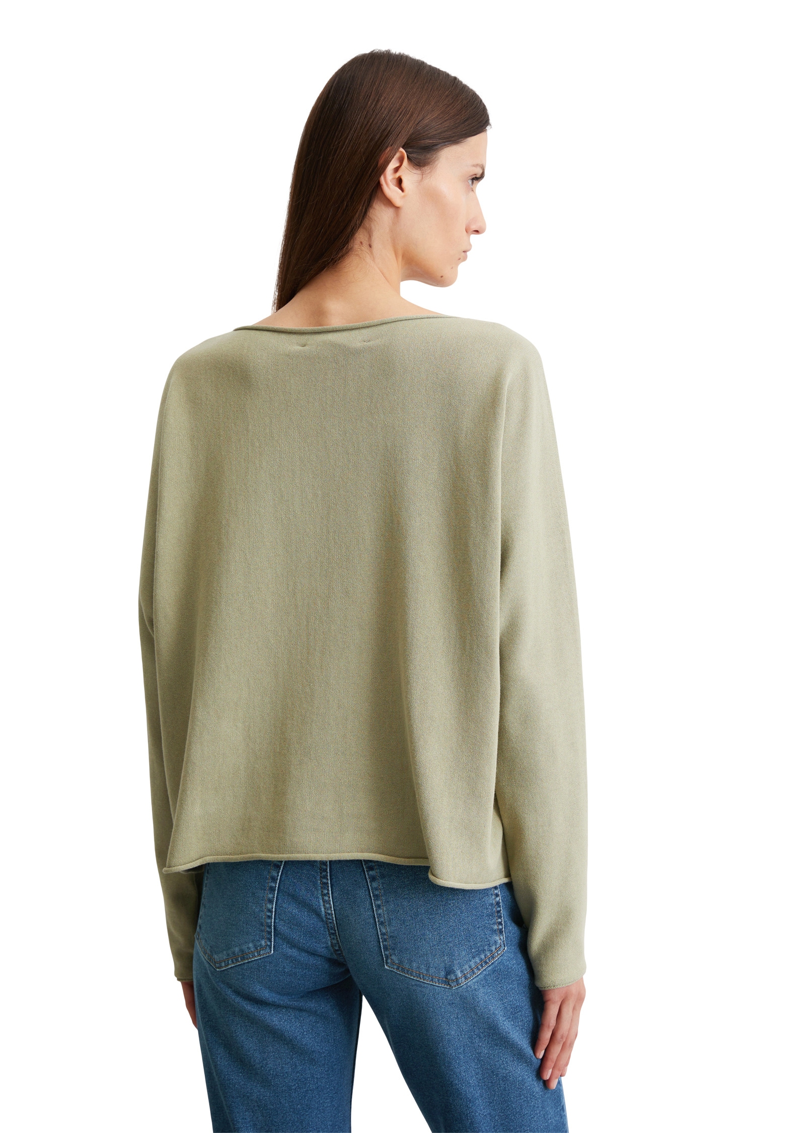 Marc O'Polo Strickpullover »aus reinem Baumwollgarn«