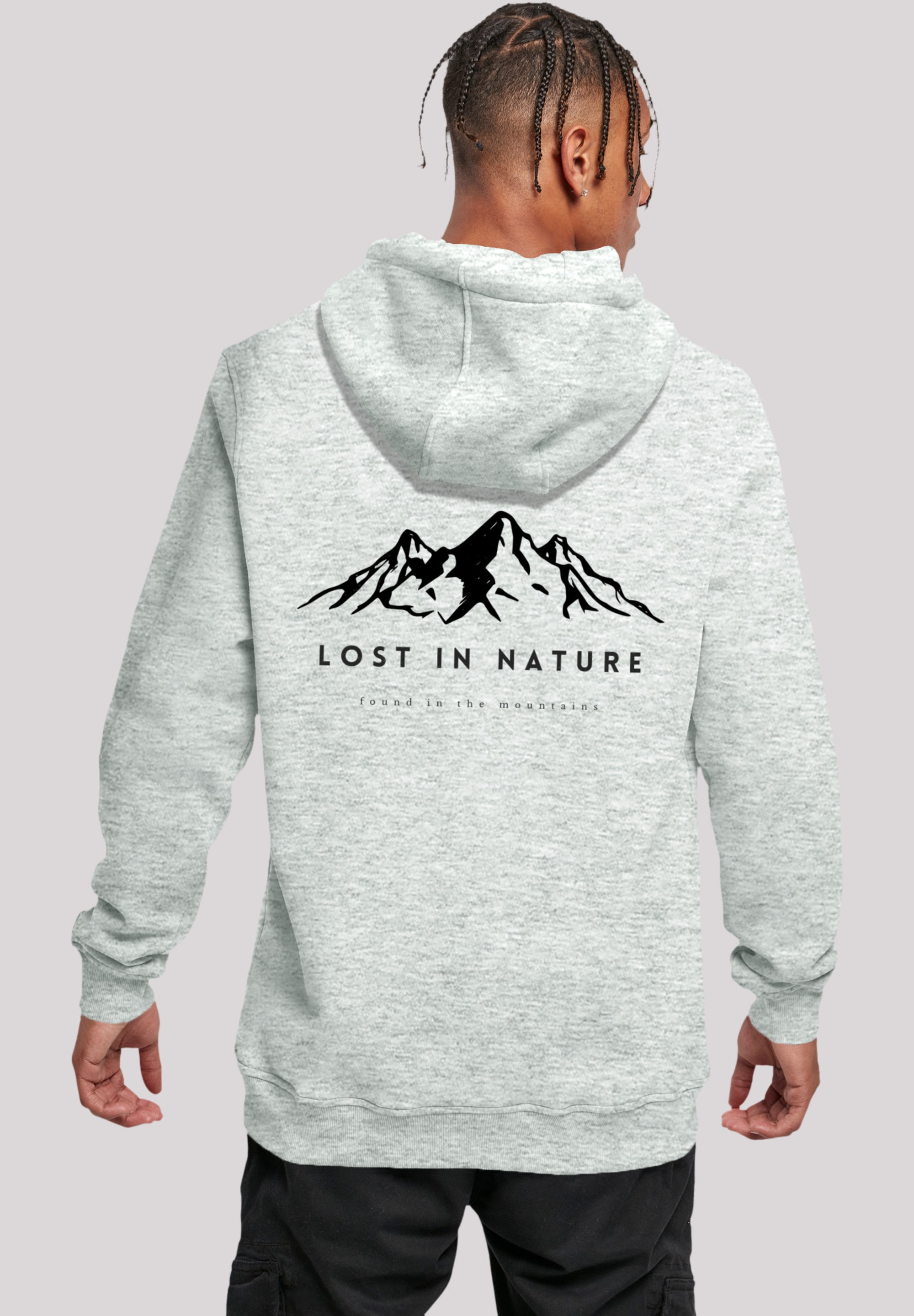 Kapuzenpullover »MOUNTAIN x F4NT4STIC«, Print