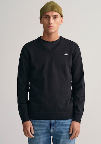 Gant V-Ausschnitt-Pullover »Classic Cotton ...