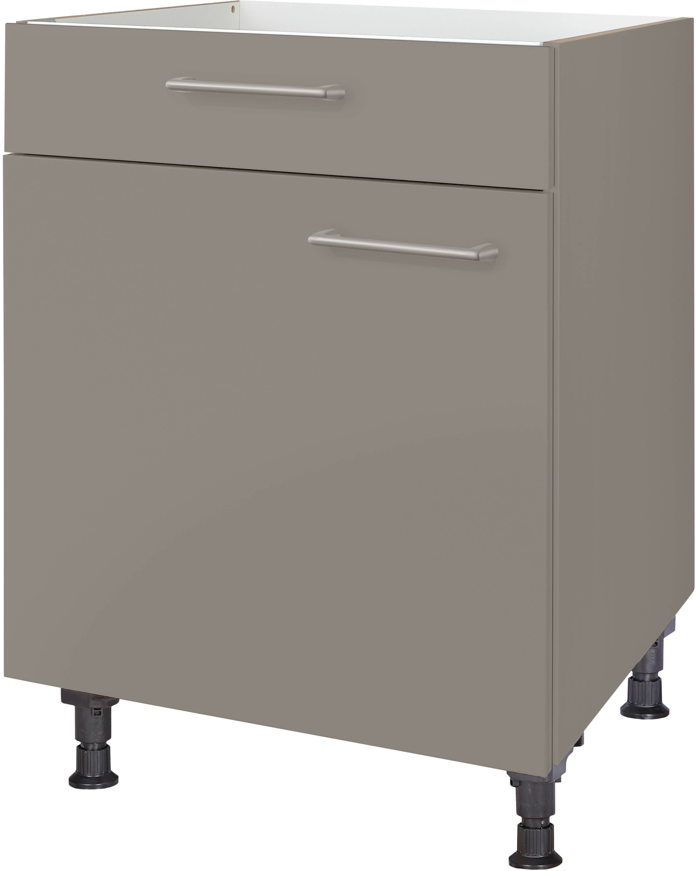 nobilia Kochfeldumbauschrank ""Laser", mit Schukasten und Tür, Ausrichtung günstig online kaufen