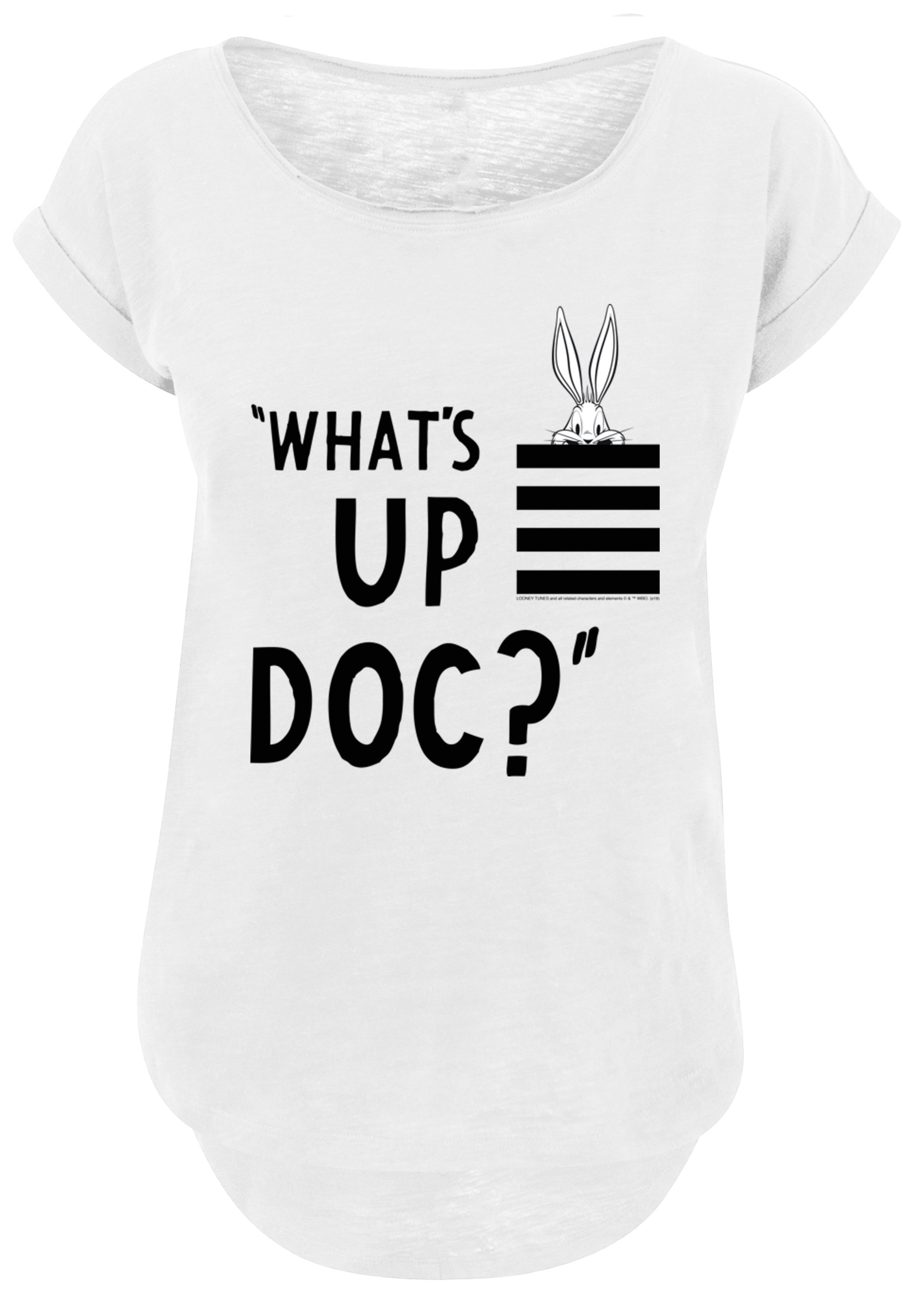 F4NT4STIC T-Shirt "Looney Tunes Bugs Bunny Whats Up Doc Stripes", Print günstig online kaufen