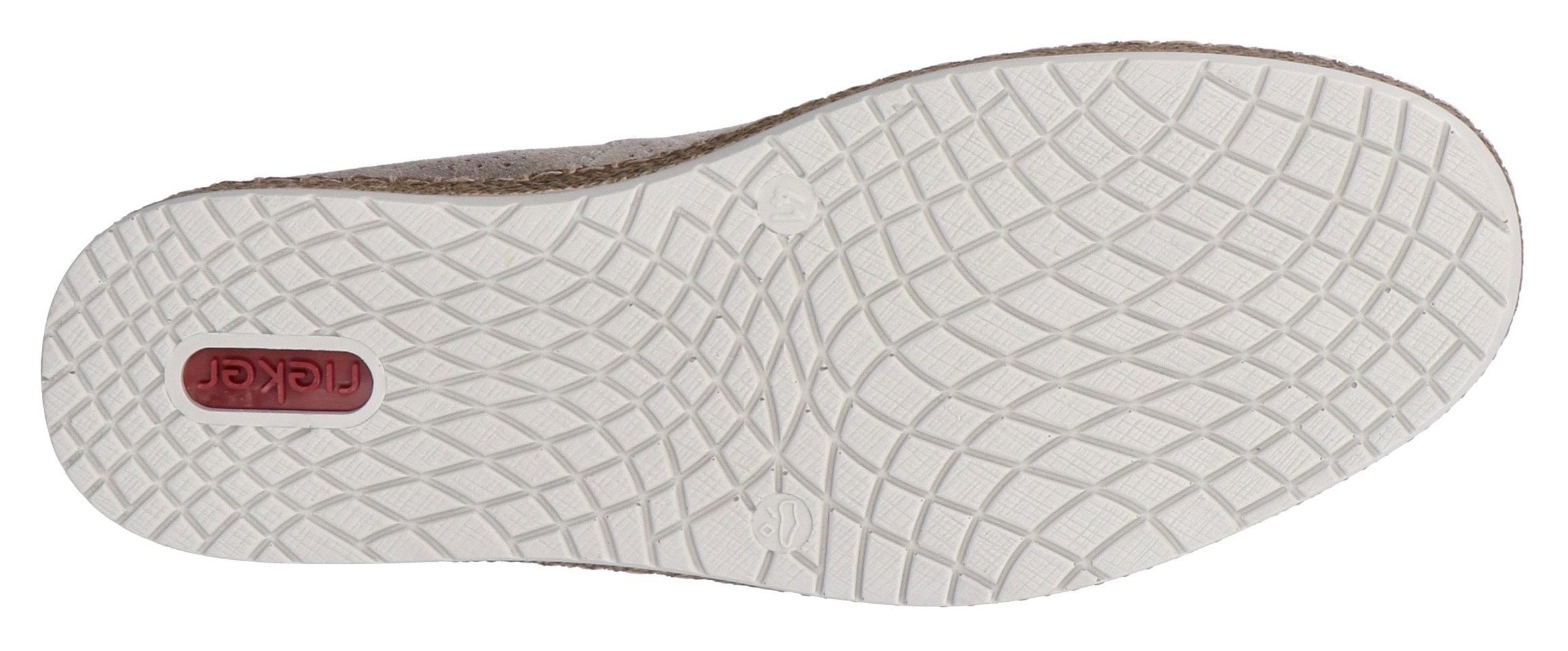 Rieker Slipper, Schlupfschuh, Casual-Slipper, Mokassin mit Perforation