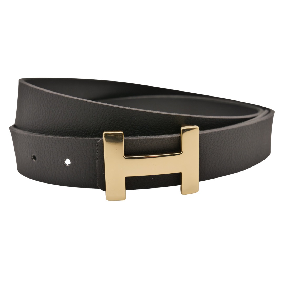 Ledergürtel ANNAMATONI "AnnaMatoni Ledergürtel Goldi Ledergürtel Goldi", Damen, Gr. TW75 - 90cm Gesamtlänge, schwarz (schwarz 790), 100% Leder, Gürtel Ledergürtel