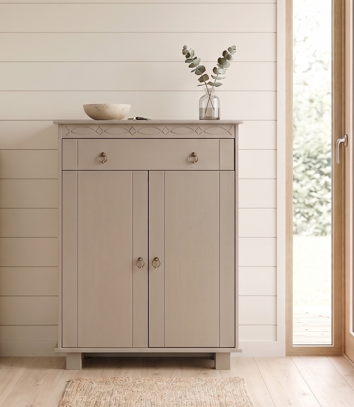 OTTO home Kommode "Indra, Sideboard" B/T/H: 74/35/100 cm, aus massiver Kiefer, FSC-zertifiziert, MADE in EU