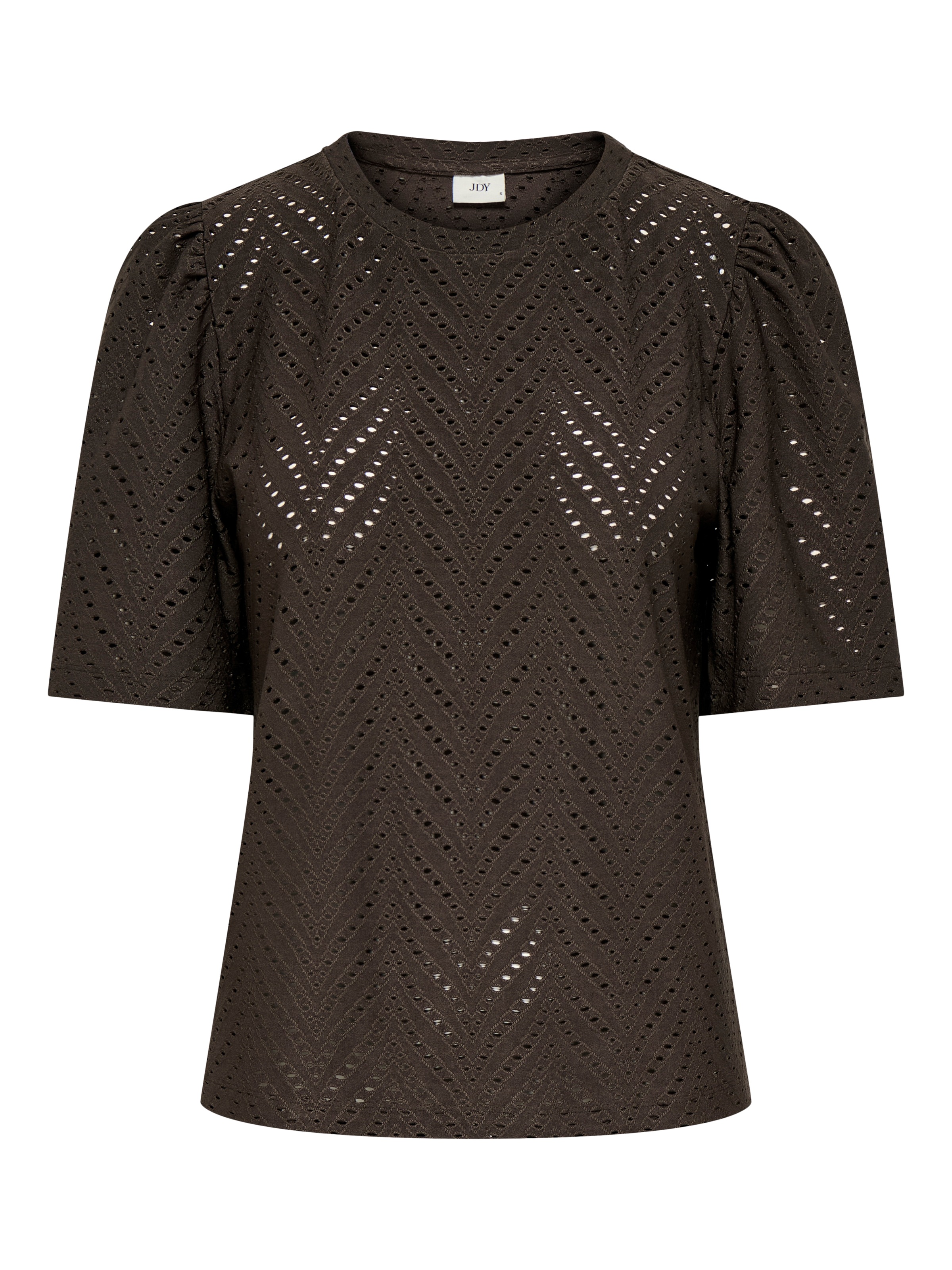 JDY Spitzenshirt »JDYCARLA CATHINKA S/S TOP JRS NOOS« Kunstfaser, regular fit