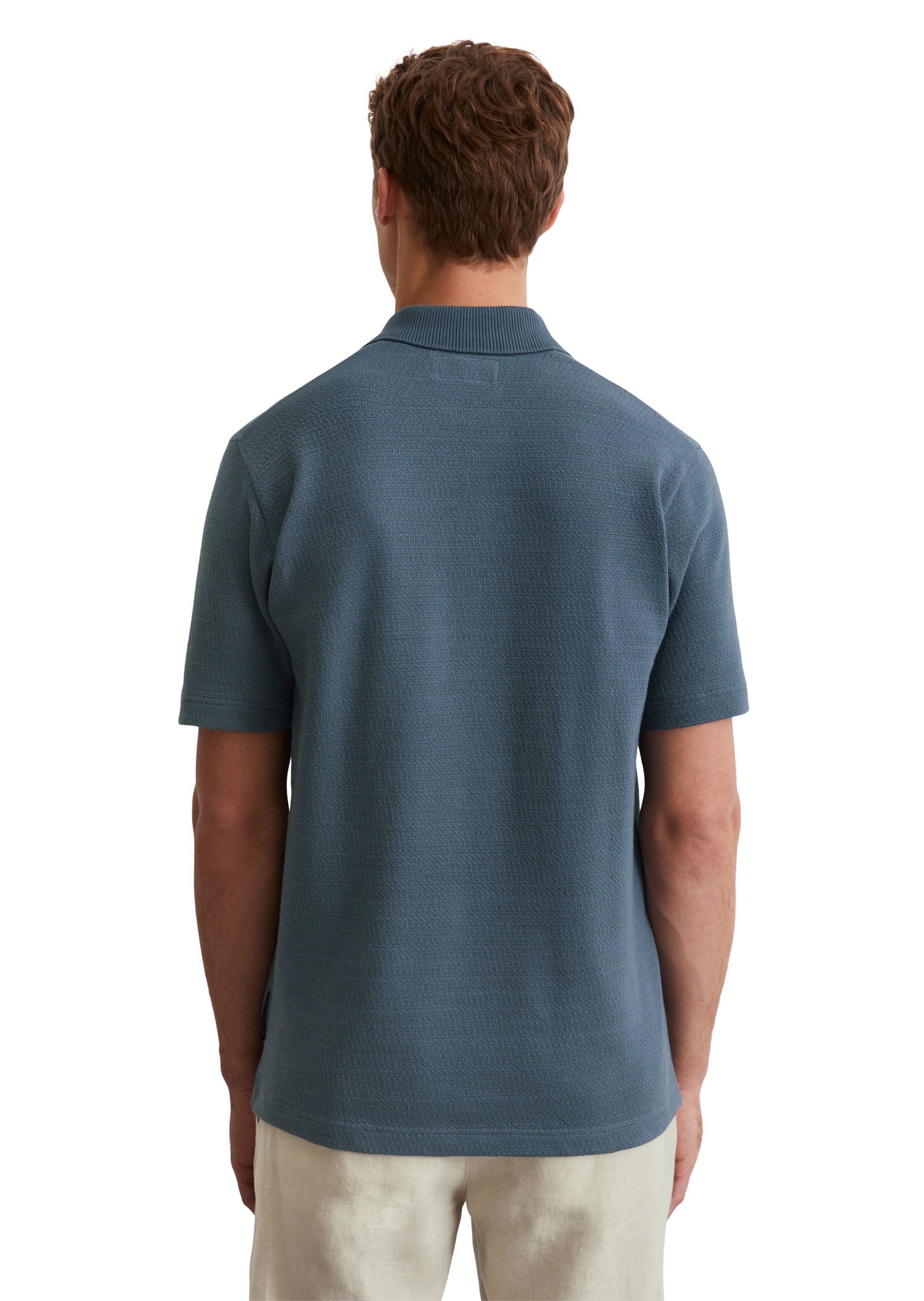 Marc O'Polo Poloshirt »mit feiner Struktur«