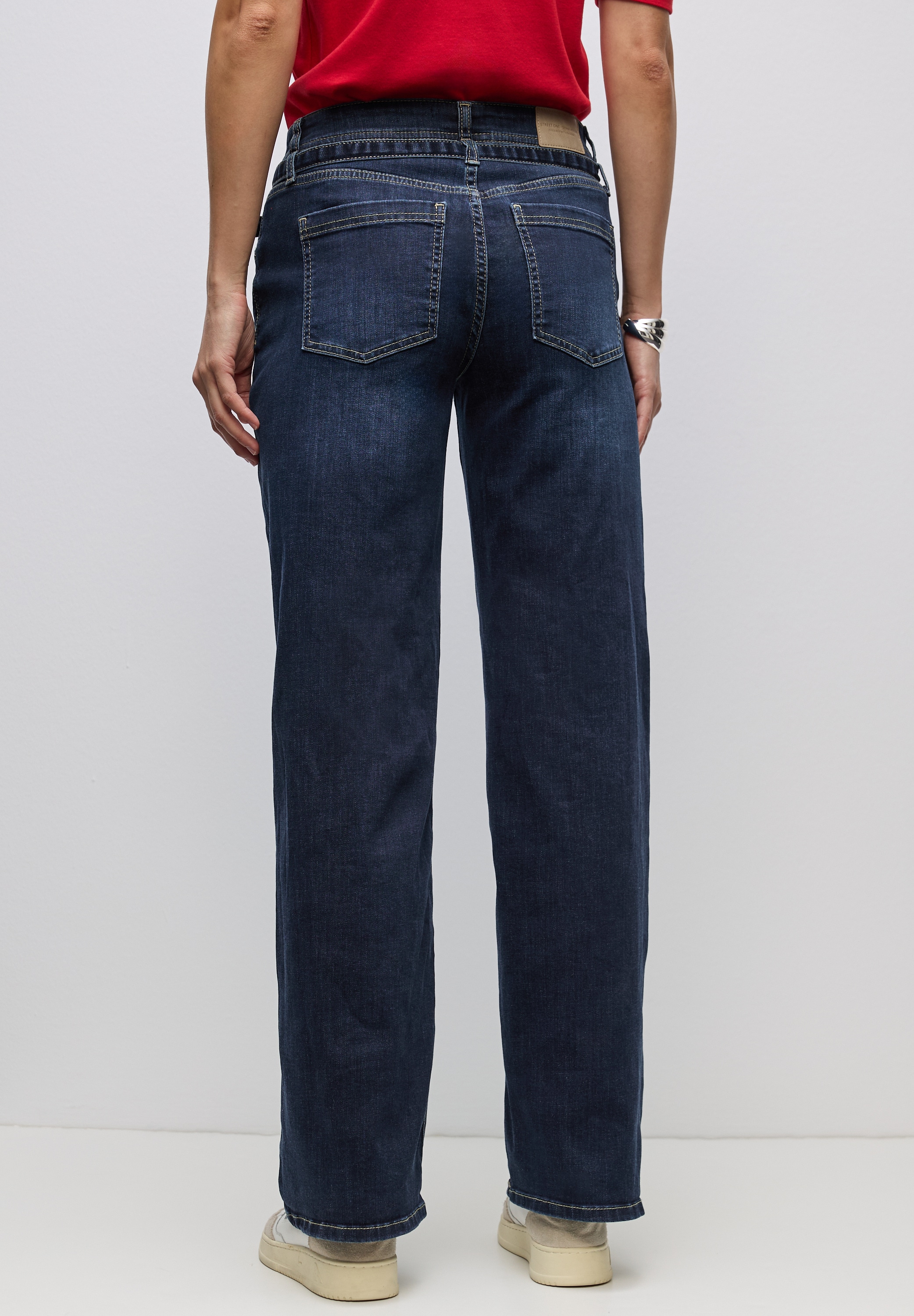 STREET ONE Loose-fit-Jeans, High Waist günstig online kaufen
