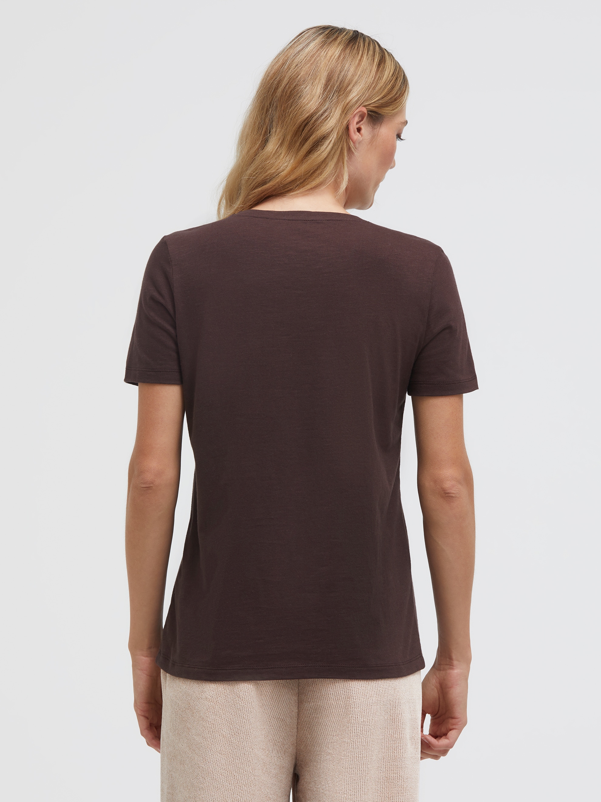 SOCCX Rundhalsshirt mit Glitzersteinchen