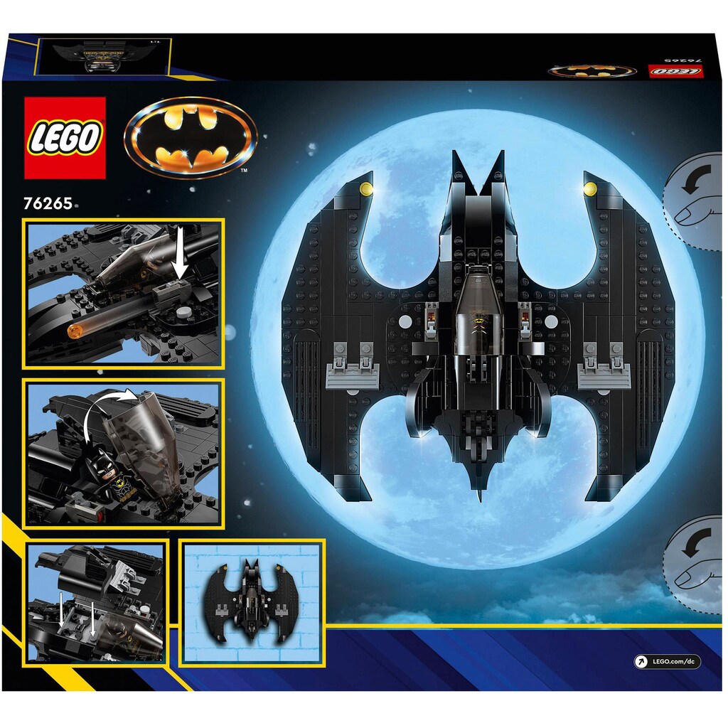 LEGO® Konstruktionsspielsteine »Batwing: Batman vs. The Joker (76265), LEGO® DC«, (357 St.), Made in Europe