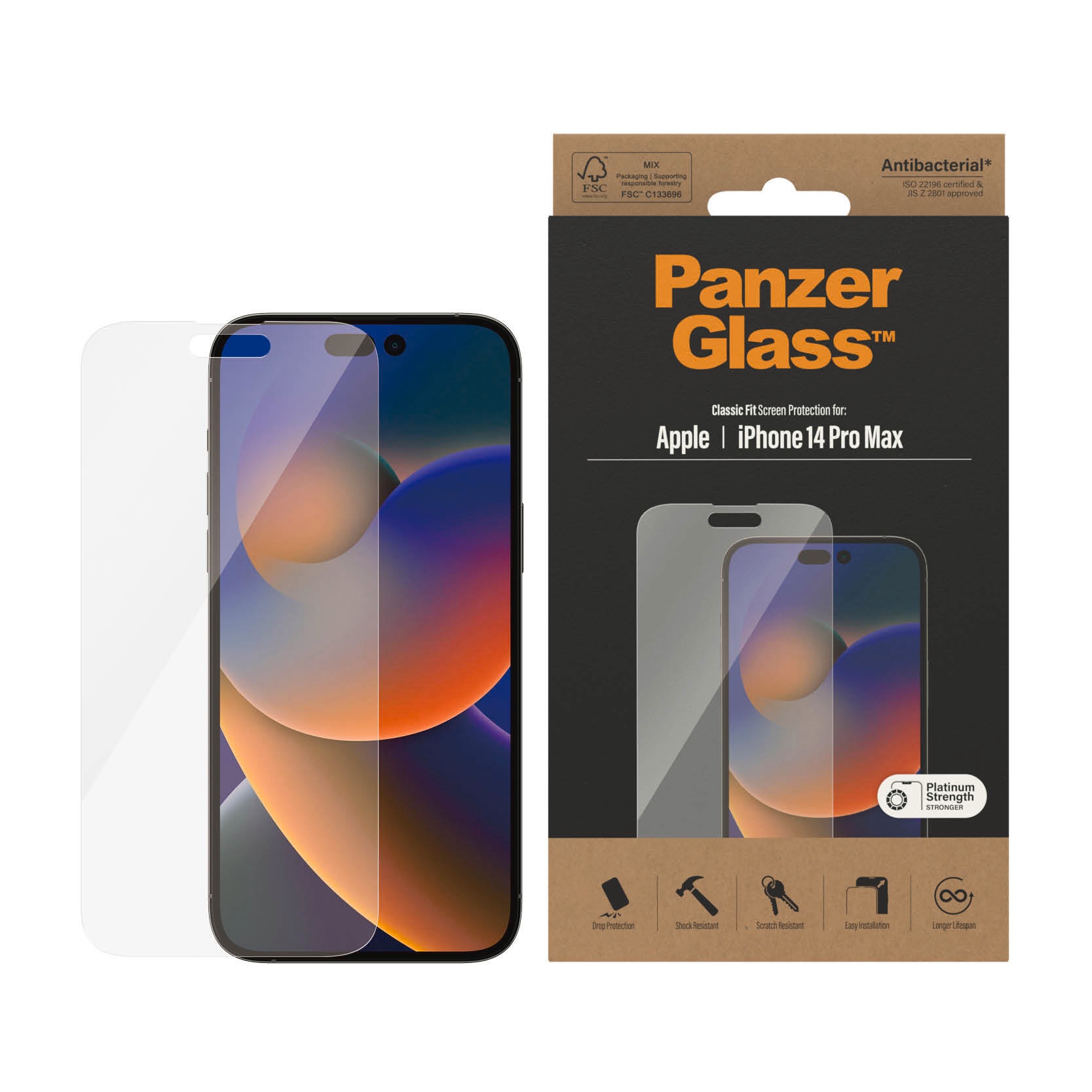 PanzerGlass Displayschutzglas »iPhone 14 Pro Max A...