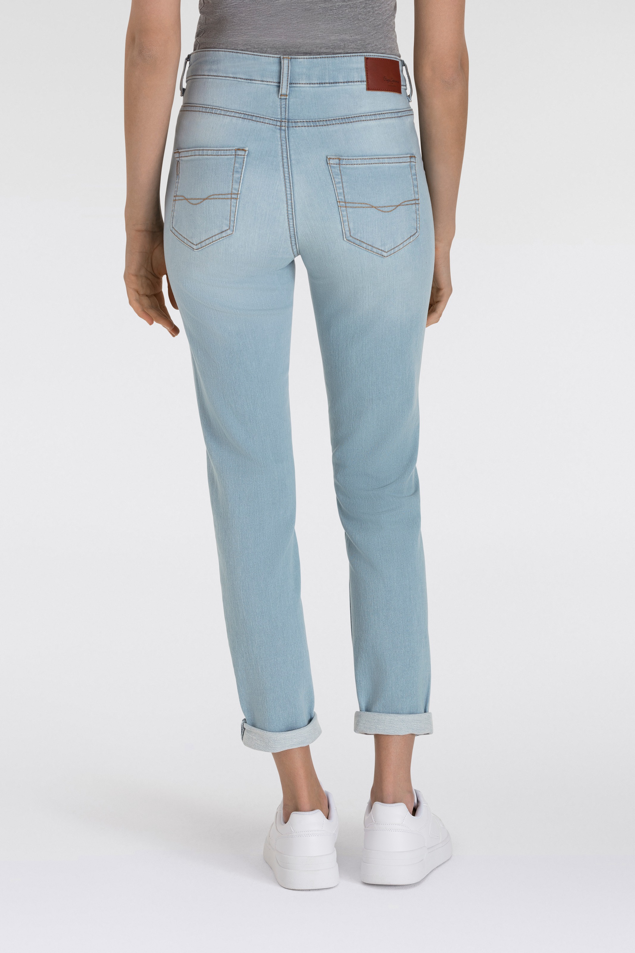 Pepe Jeans 5-Pocket-Jeans "CAREY TAPERED GYMDIGO MW" Mid Waist günstig online kaufen
