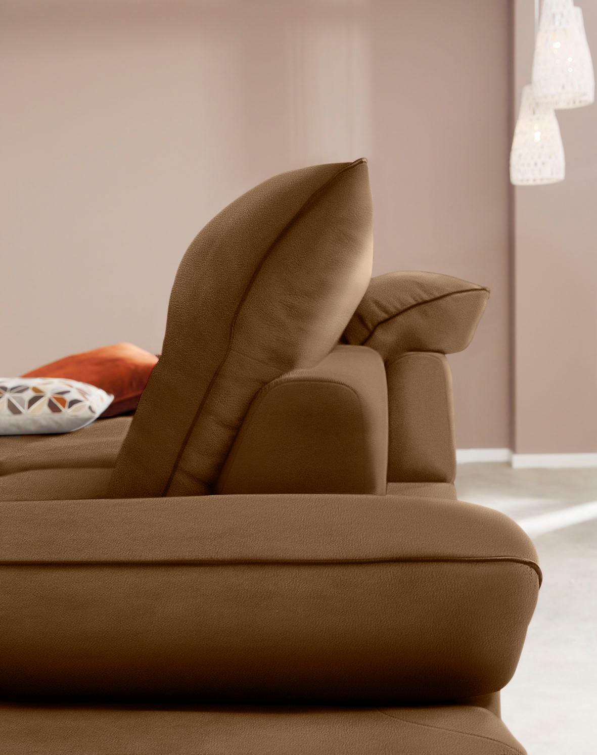 Thumbnail - W.SCHILLIG Ecksofa "enjoy&MORE, Designsofa, elegant und bequem, L-Form" Sitztiefenverstellung, Füße schwarz pulverbeschi...