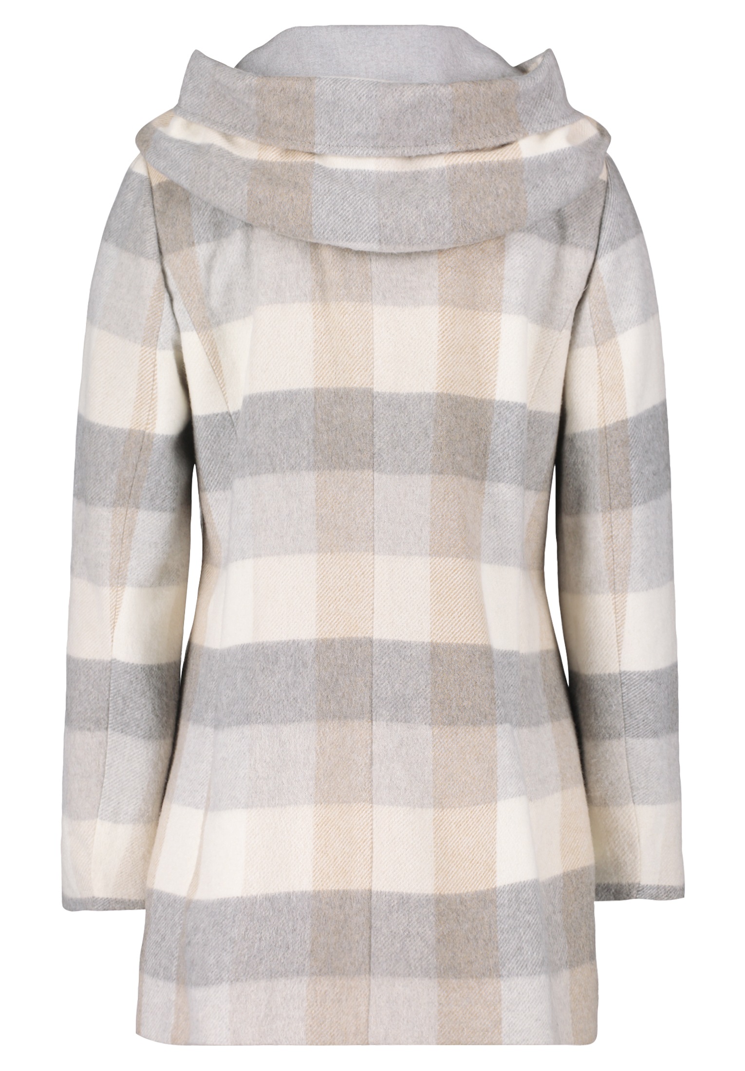 Amber & June Kurzjacke »Amber & June Damen Kurzmantel mit Kapuze«, mit Kapuze