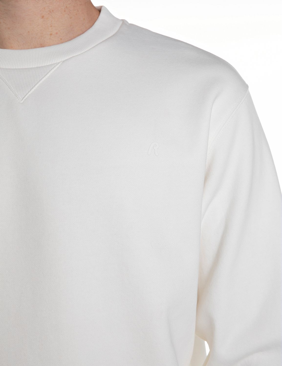 Replay Sweatshirt , mit V-Einsatz am Halsausschnitt
