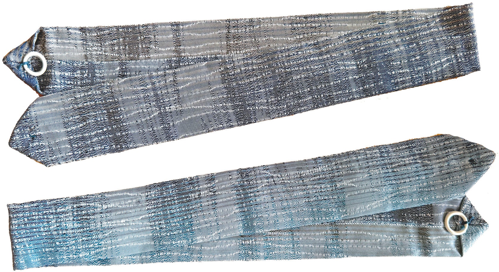 Raffhalter WECKBRODT, B:70cm H:5cm, blau, Polyester, Raffhalter, "Kilian", Dekoration, Vorhang, Gardine, Store