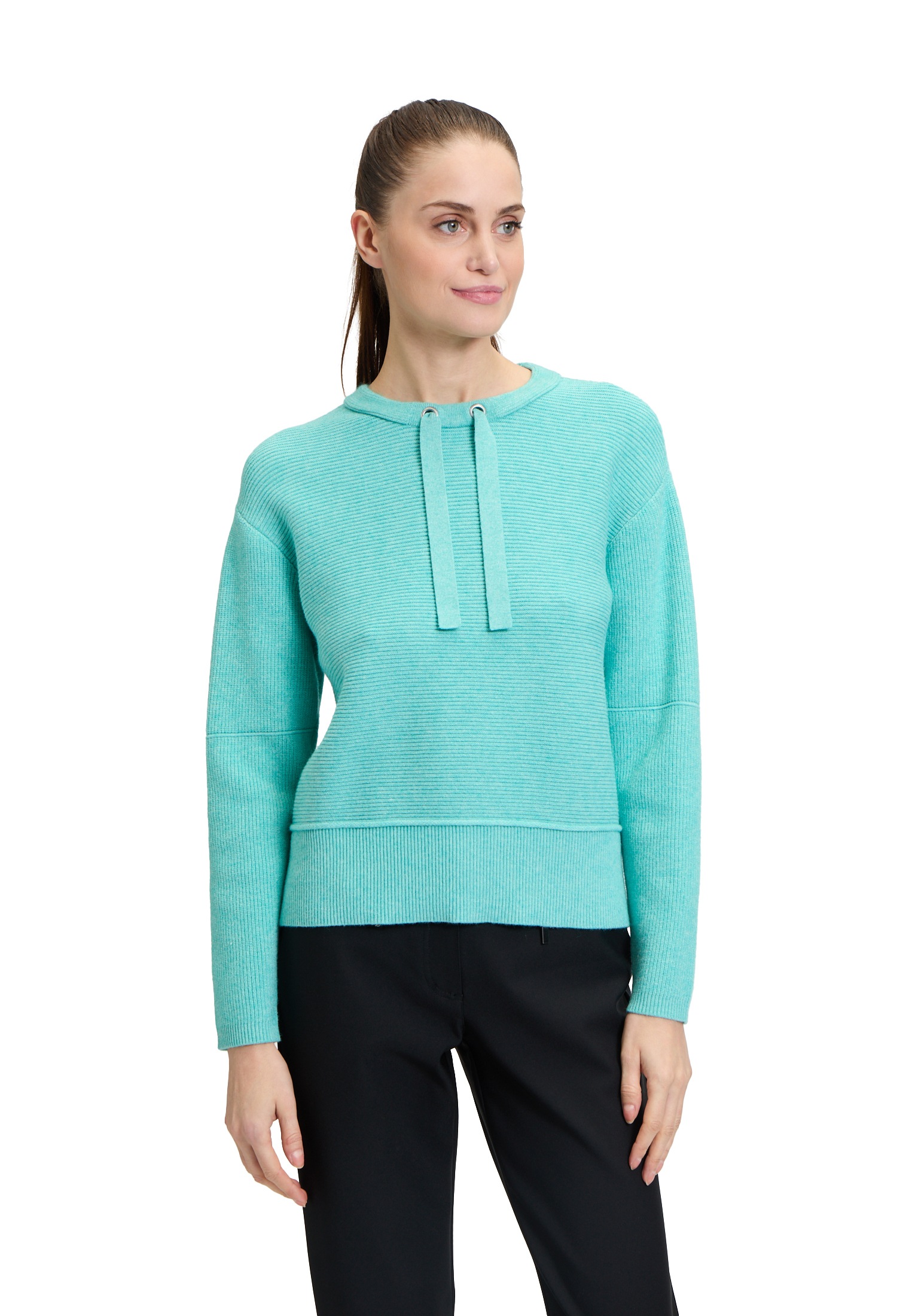 Betty Barclay Strickpullover "Betty Barclay Strickpullover mit Rippenstrukt günstig online kaufen