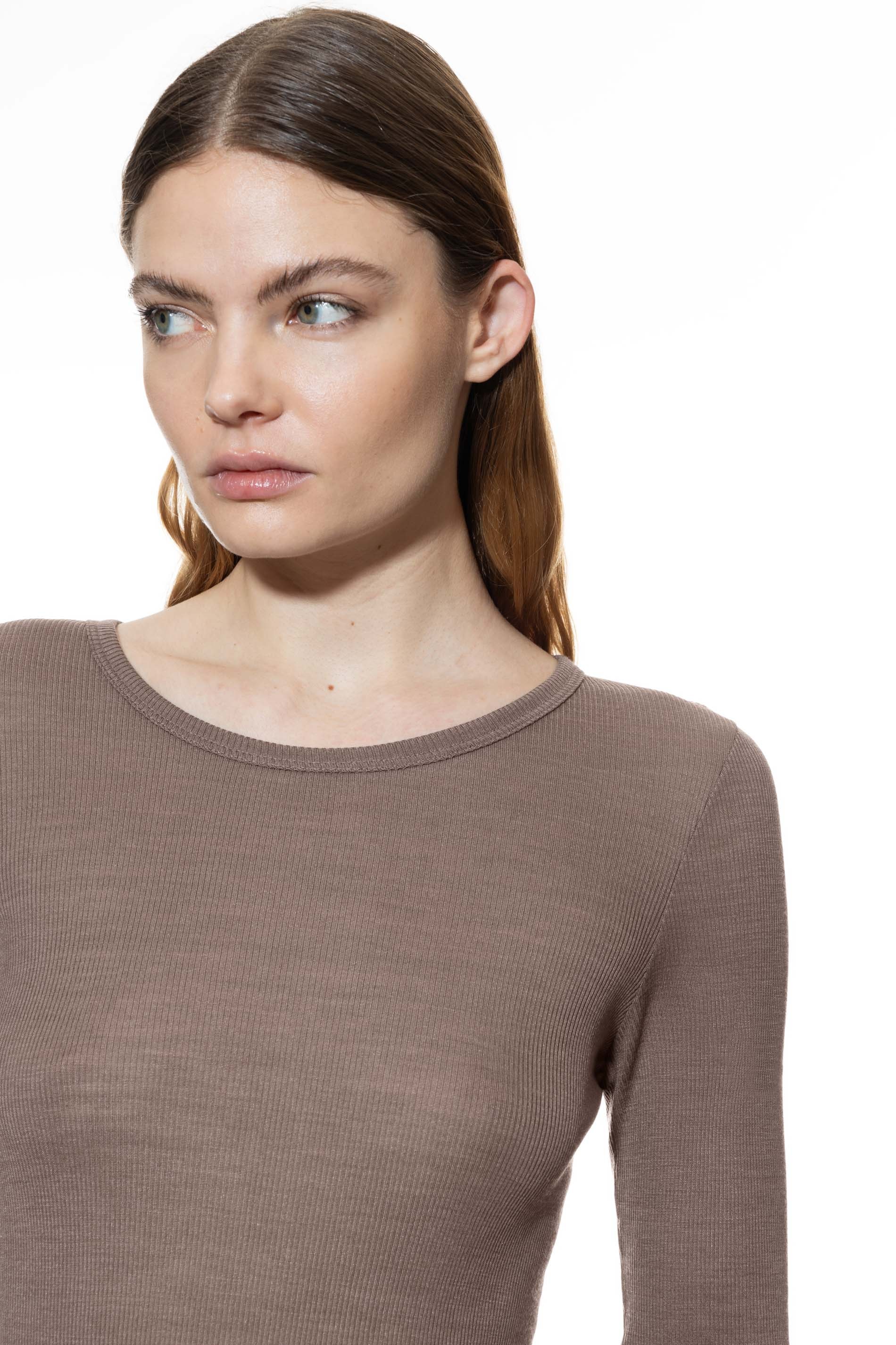 Mey Langarmshirt »WOOL LOVE«, schmale Passform, Langarm, Rundhals-Ausschnitt, Merino-Schurwolle