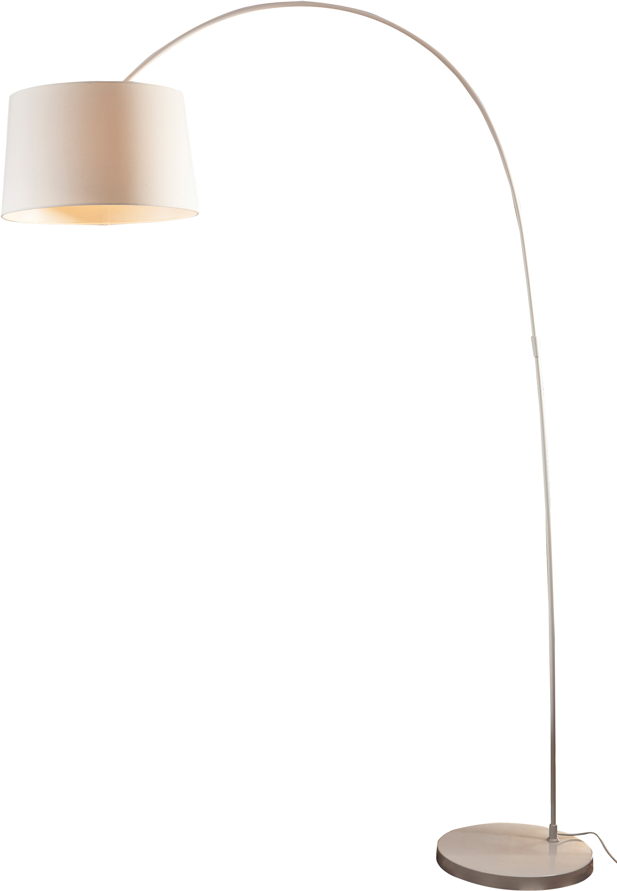 BAUR | SalesFever »Valdis«, 1 echter flammig-flammig, Dimmschalter, Marmorfuß Bogenlampe mit