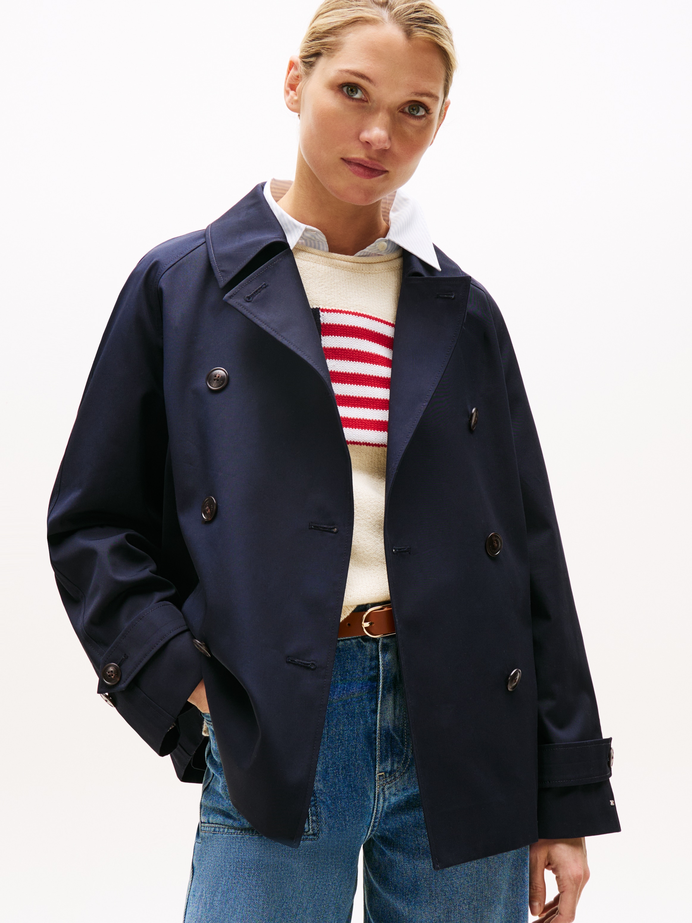 Tommy Hilfiger Trenchcoat "COTTON REG SHORT TRENCH COAT" günstig online kaufen