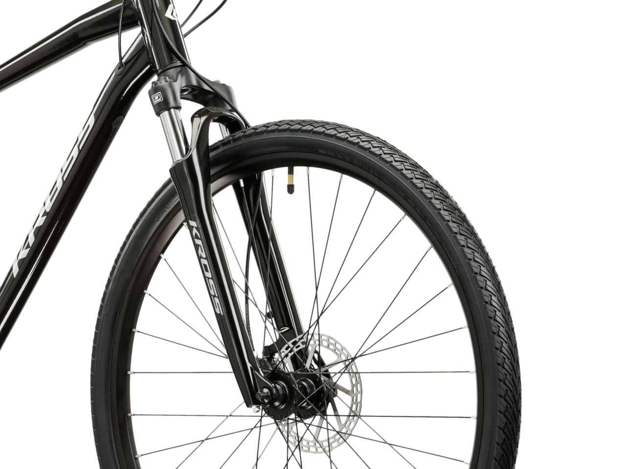 Kross Crossrad »KROSS Crossrad Herren 28" Evado 4.0 schwarz 16 Gänge« 16 Gang Shimano ACERA M3020 Schaltwerk Kettenschaltung