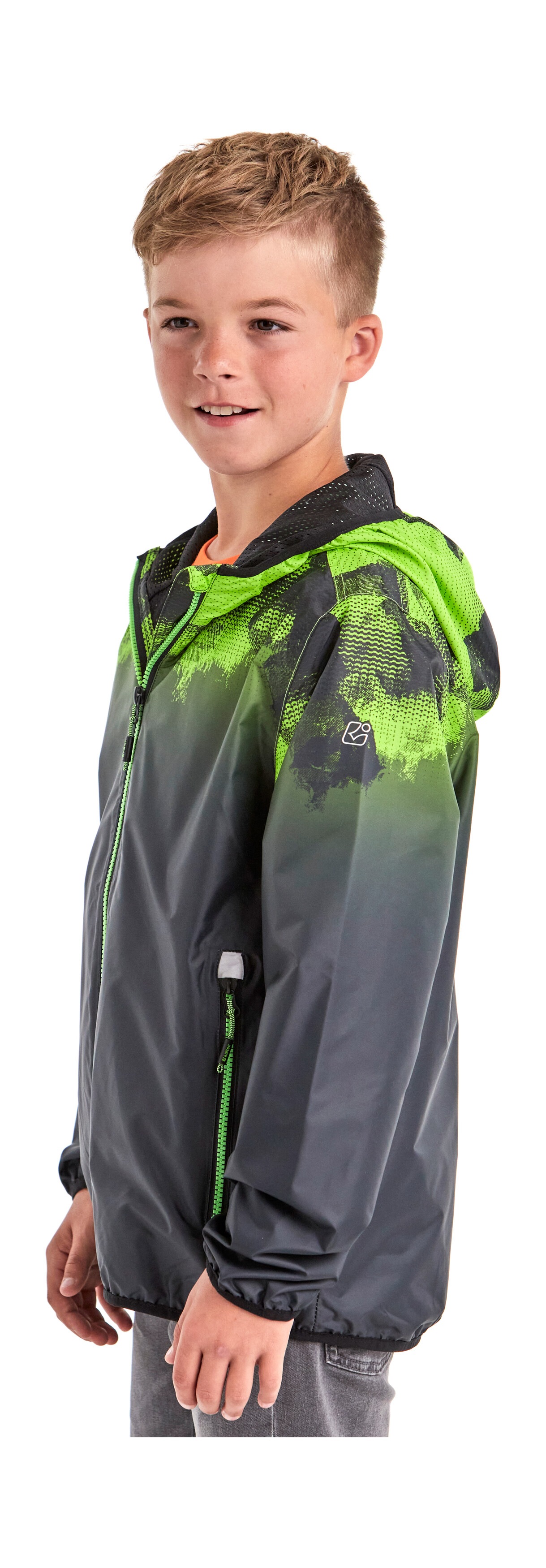 Thumbnail - Killtec Outdoorjacke "Lyse BYS JCKT B", Leichte, wasserdichte Kinderjacke, klein verpackbar, cooles Muster