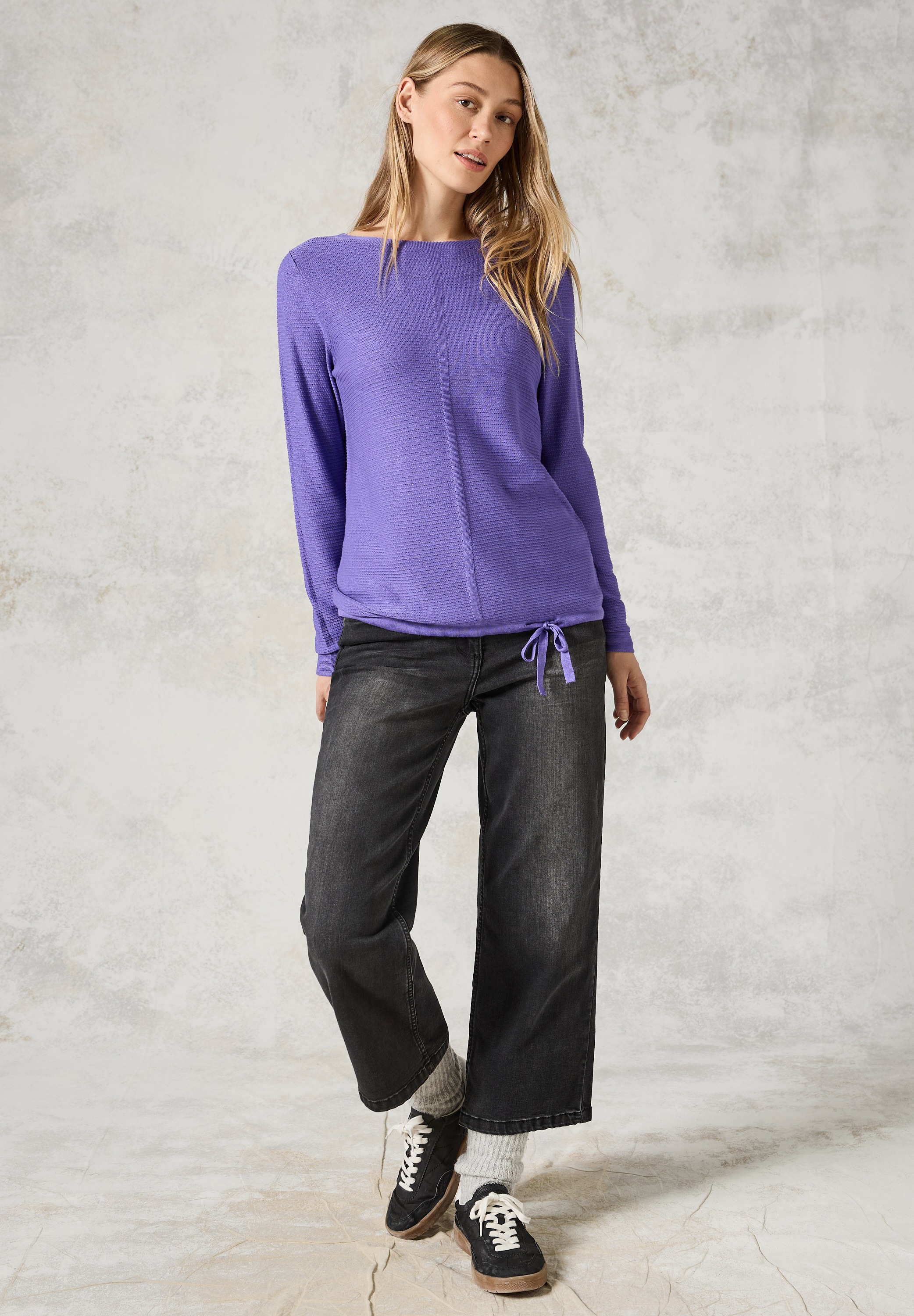 Cecil Strickpullover, mit Strick-Detail