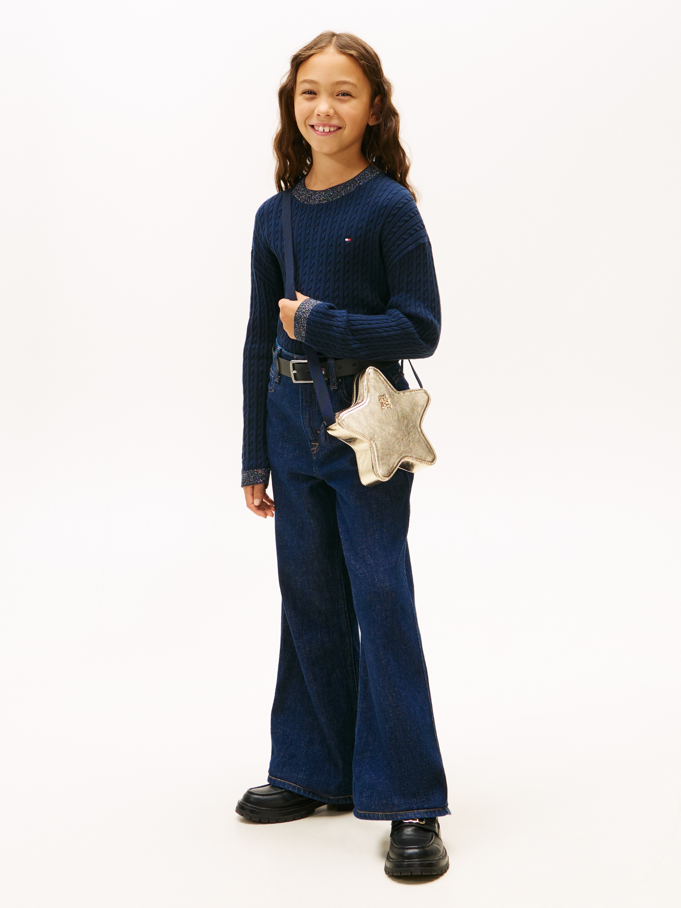 Tommy Hilfiger Strickpullover Regular fit, für Kinder bis 16 Jahre