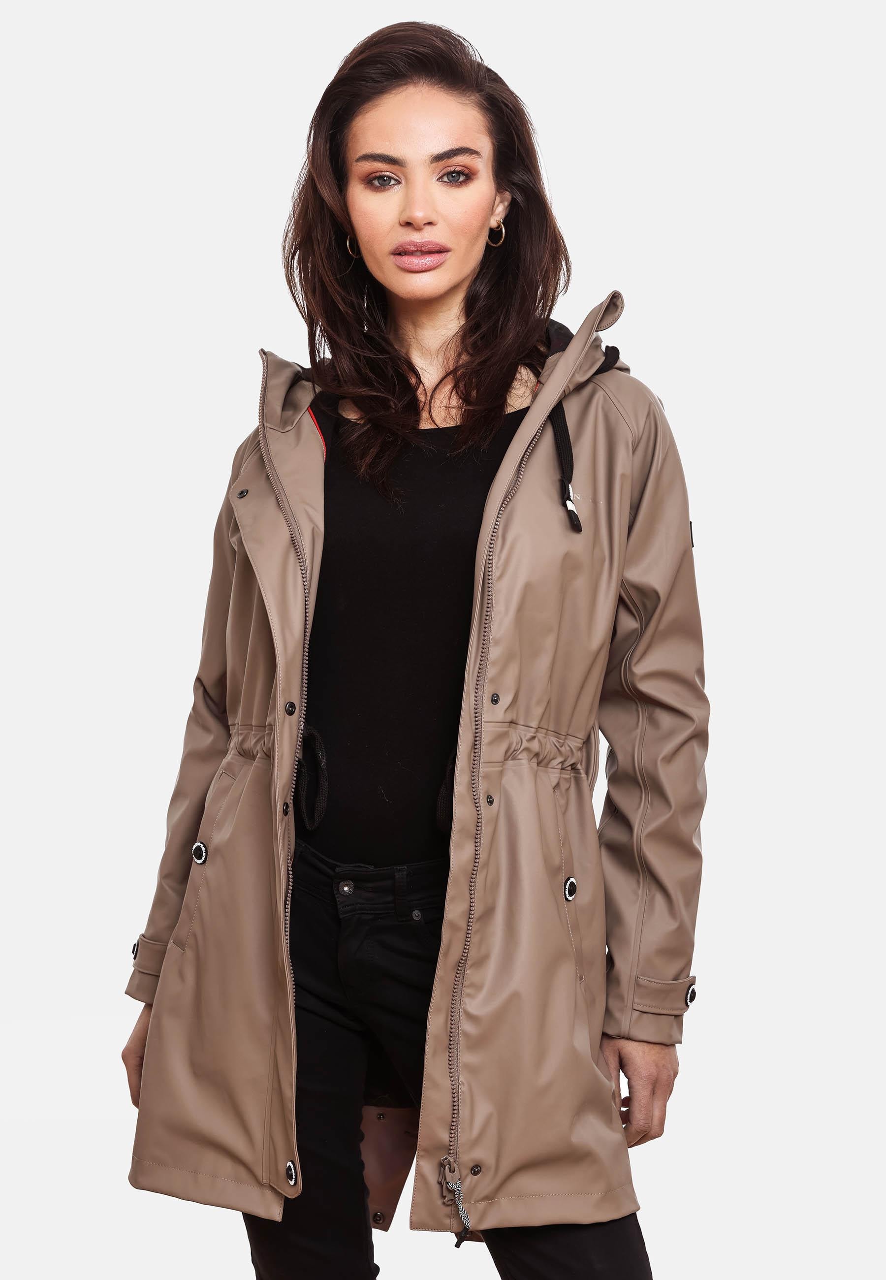 Regenmantel mit mit Navahoo | modischer Flower«, BAUR online »Rainy Kapuze Damen bestellen Regenjacke Kapuze,