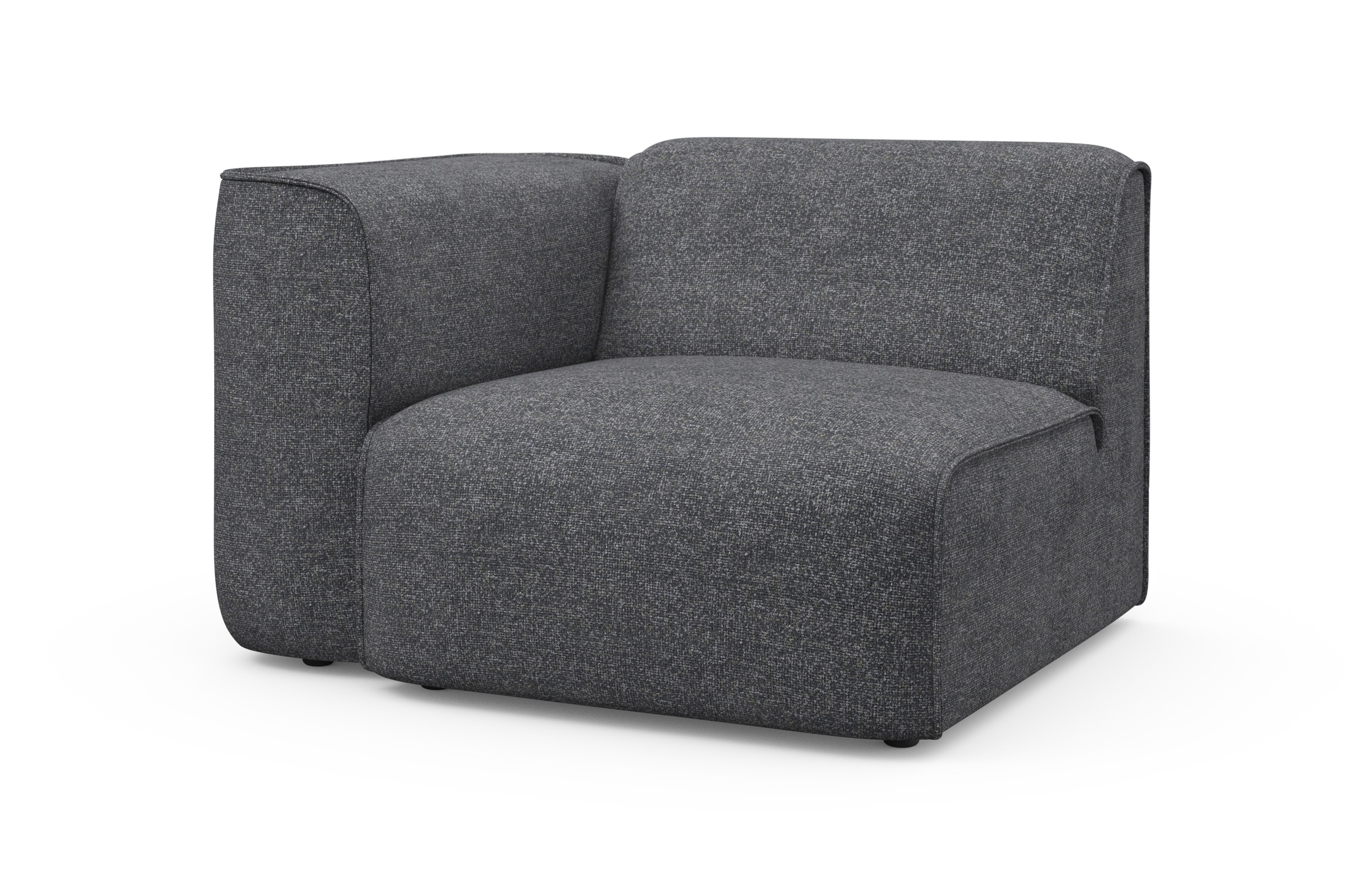 RAUM.ID Sessel "Merid Sofa-Eckelement, Maße B/T/H: 109/97/46 cm", als Modul günstig online kaufen