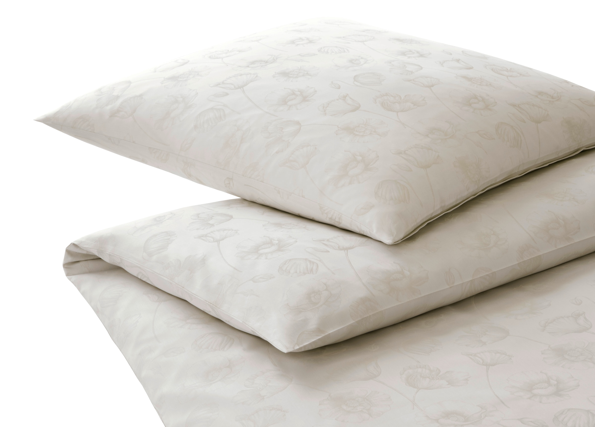 Elegante Bettwäsche "Poppy" 2 Stk. tlg. angenehmes Hautgefühl günstig online kaufen