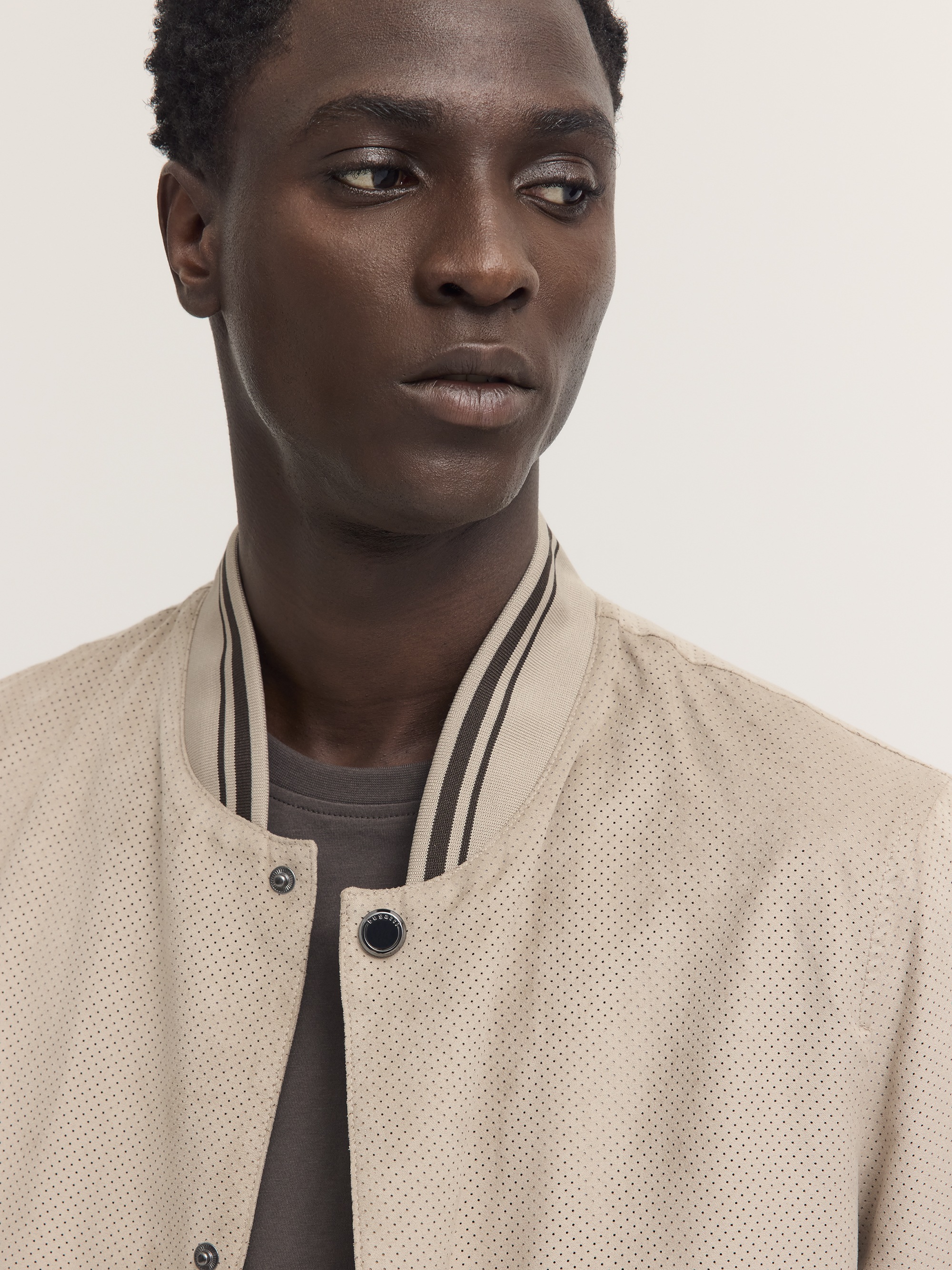 bugatti Collegejacke »Premium Suede« Regular Fit wasserabweisend