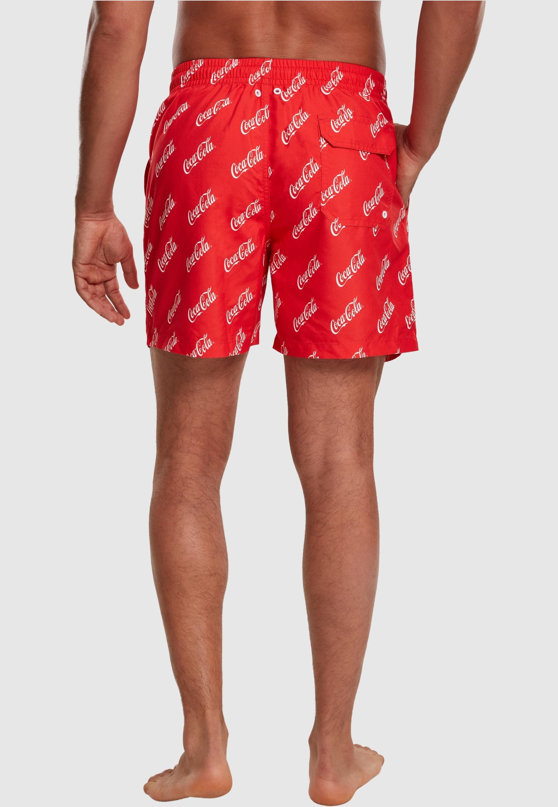 Merchcode Badeshorts »Merchcode Herren Coca Cola Logo AOP Swimshorts«