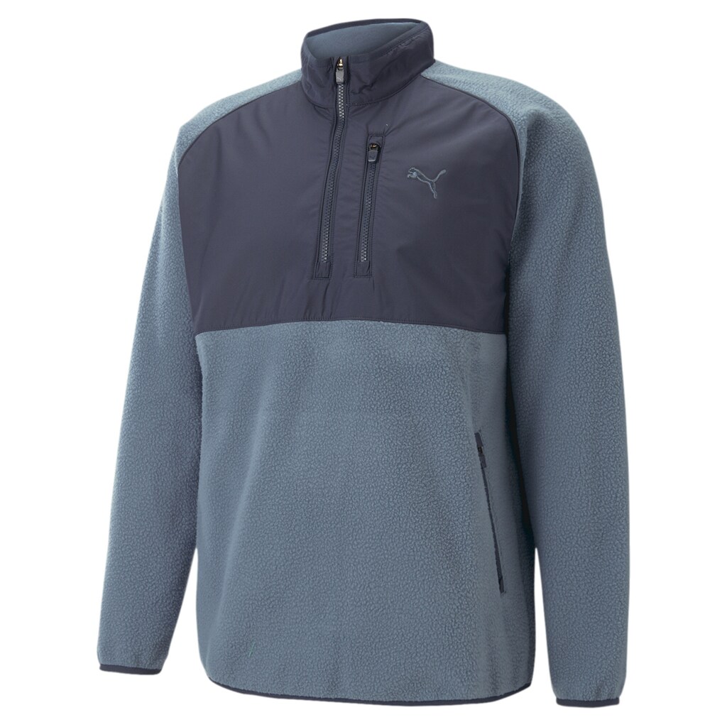 PUMA Trainingspullover »Sherpa Herren Golf Sweatshirt mit kurzem Reißverschluss«