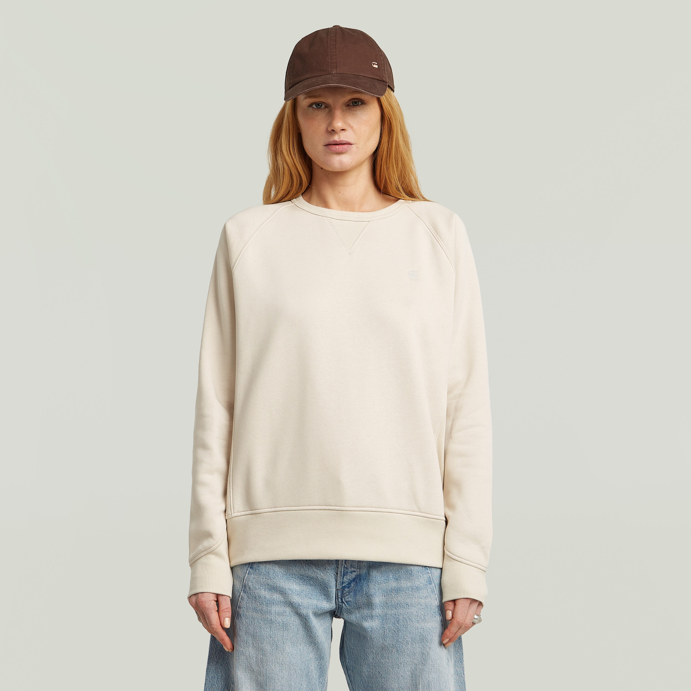 G-STAR Sweatshirt "Premium core 2.0", mit Einsatz am Ausschnitt günstig online kaufen