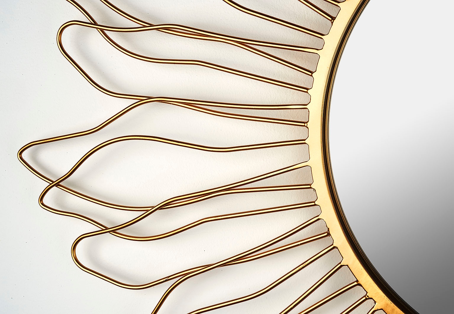 locker Wandspiegel »Wandspiegel SUN - rund -«