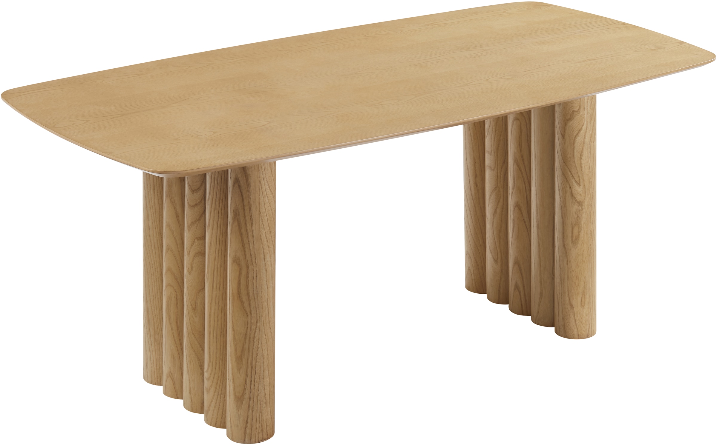 Esstisch OTTO HOME "Sacy", natur, natur, B:180cm H:76cm T:90cm, Tische, Esstisch, FSC-zertifizierter Esche, Schweizer Kante, Breite 180 cm