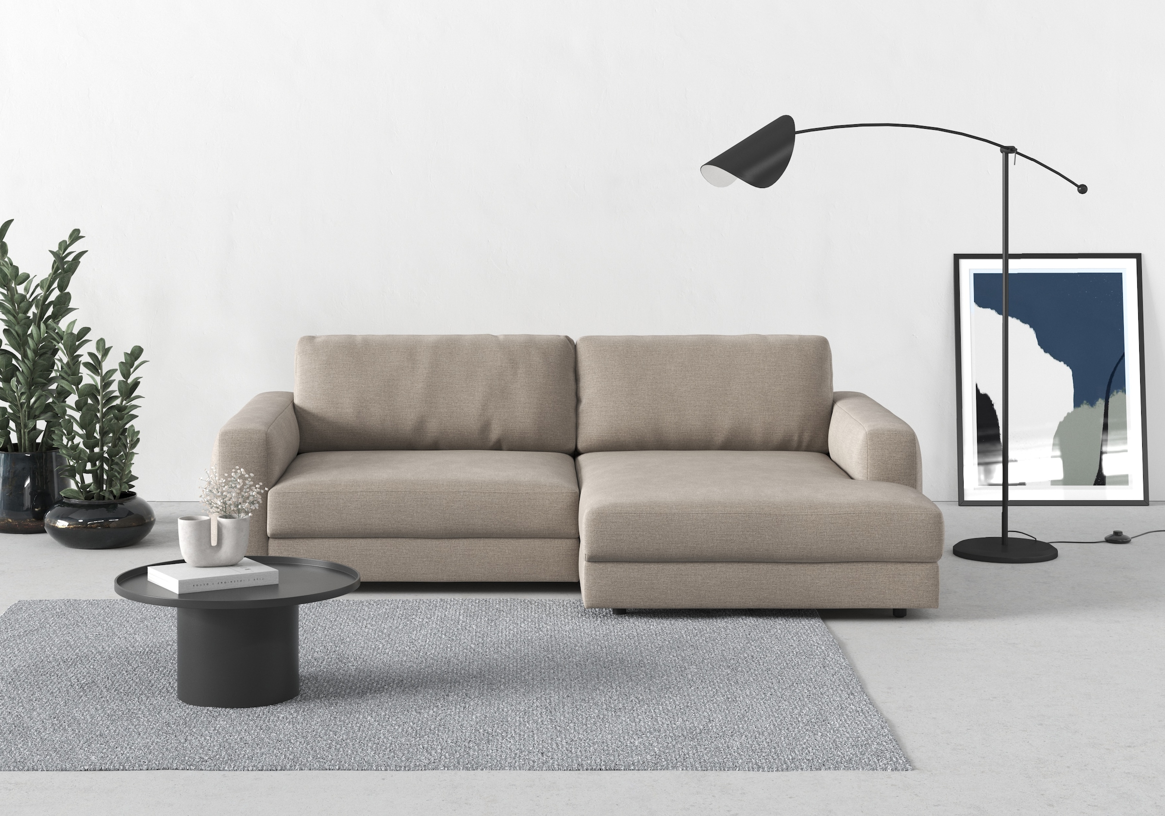 TRENDMANUFAKTUR Ecksofa »Bourbon«, (2 St.), mit extra hohem Sitzkomfort, auch in Cord erhältlich