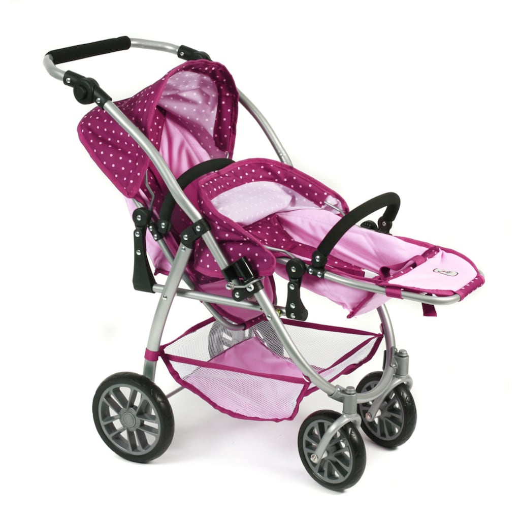 CHIC2000 Puppen-Zwillingsbuggy »Vario Brombeere«