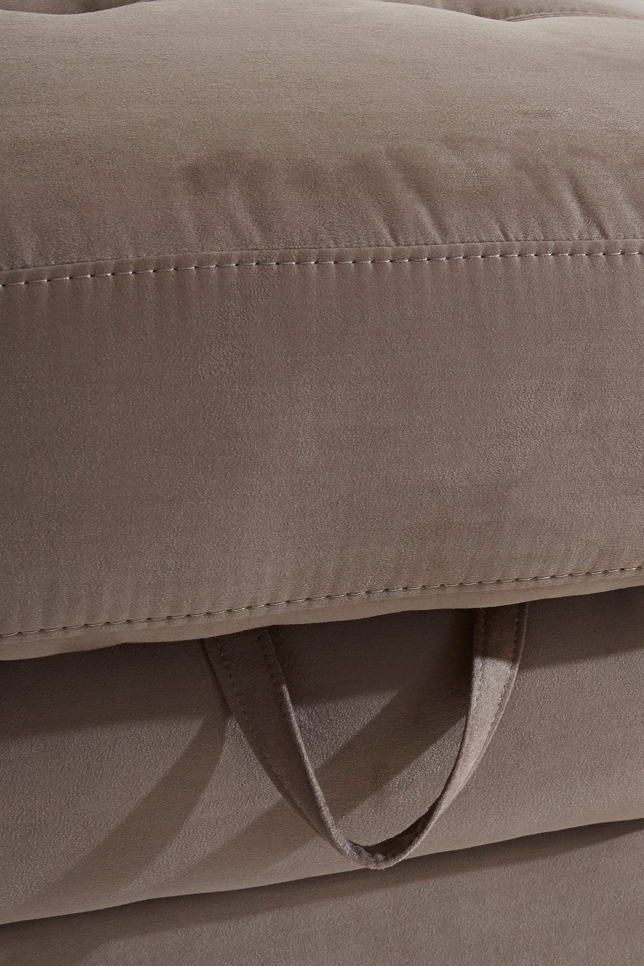 COTTA Polstergarnitur »Royale L-Form«, (Set), Set bestehend aus: Ecksofa & Hocker