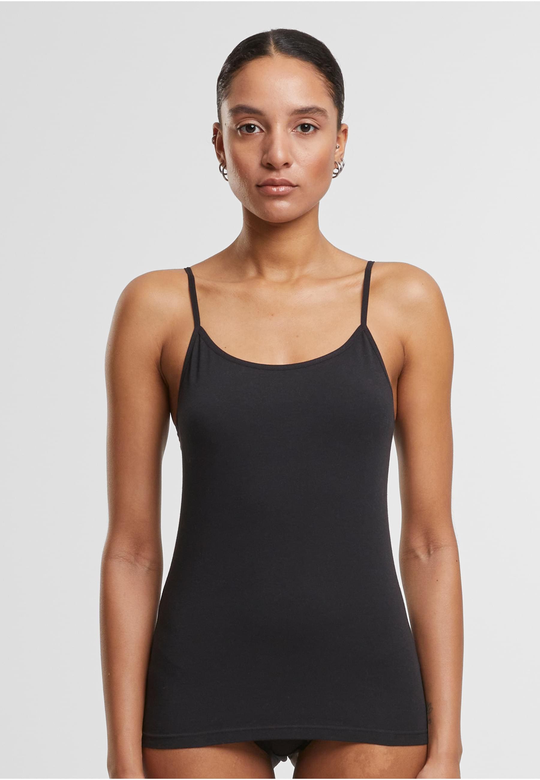 URBAN CLASSICS Muskelshirt »Urban Classics Ladies Basic Tank Top Cotton 2-Pack«, (1 tlg.)