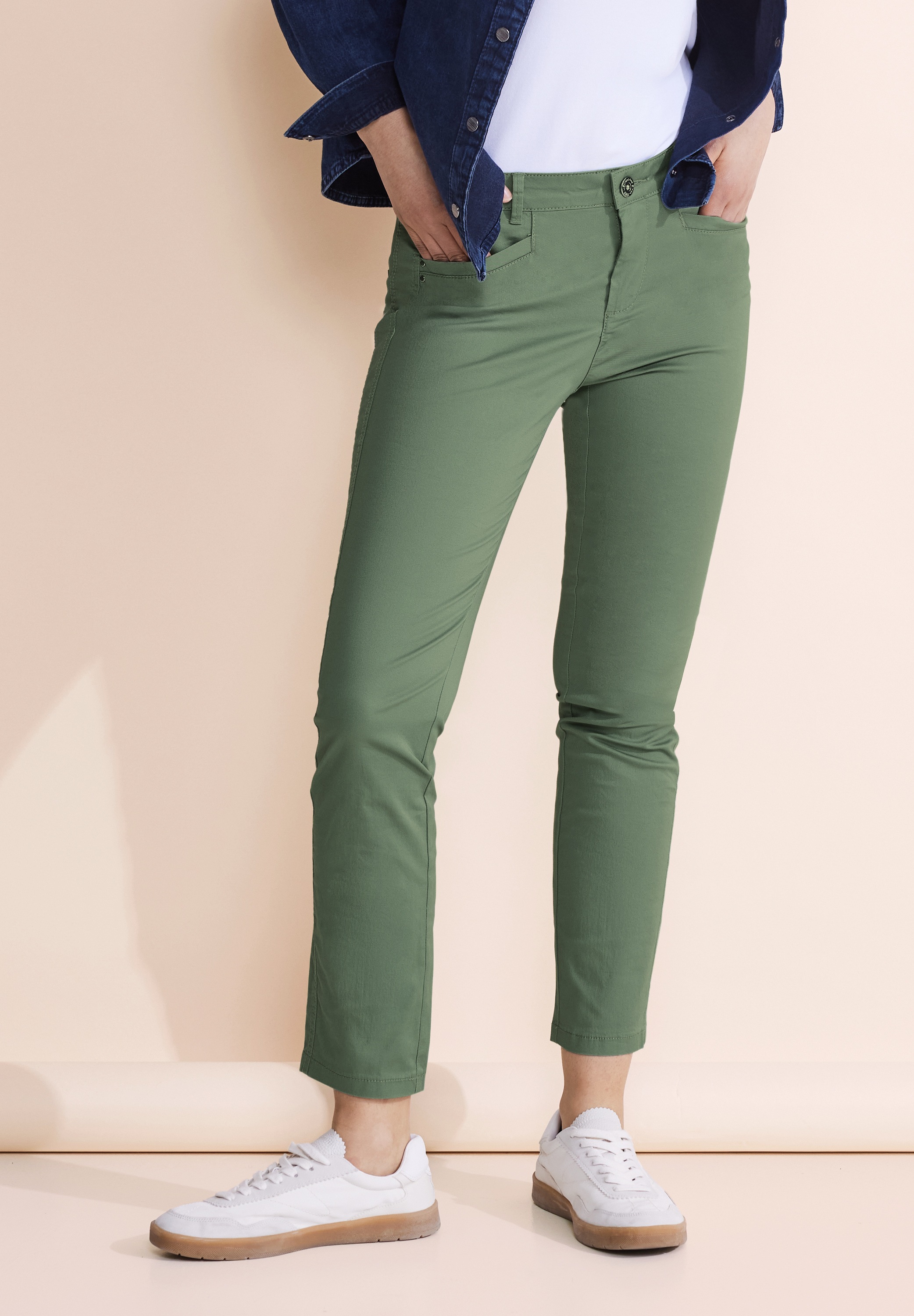 STREET ONE Stoffhose  Middle Waist