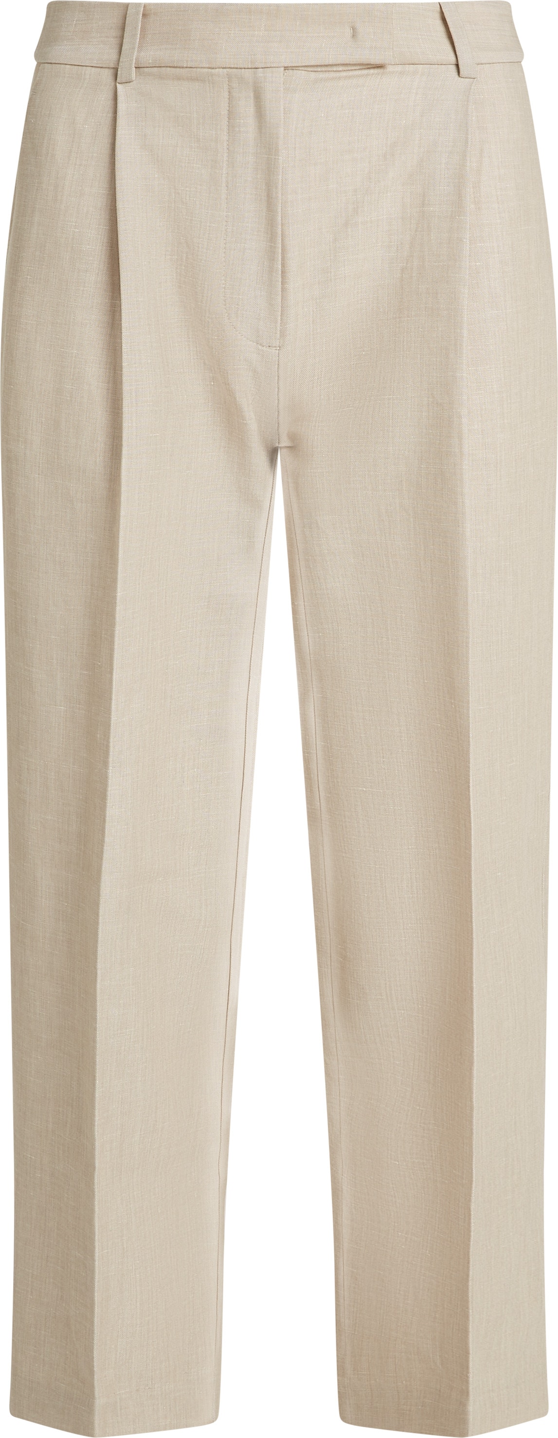 Tommy Hilfiger Webhose »LINEN MIX PLEATED TAPERED PANTS«, mit Falten,kühlendes Premium Leinen