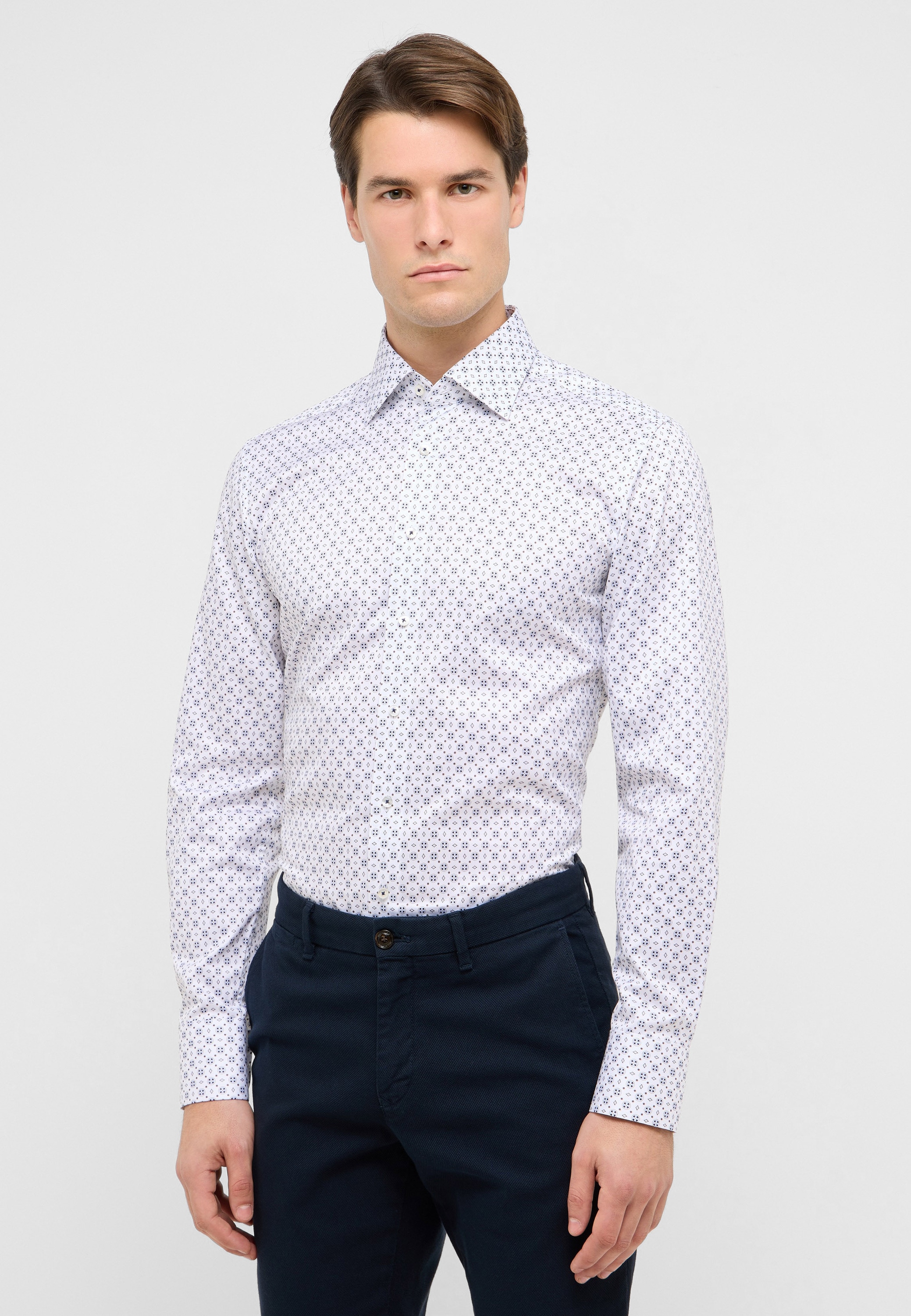 Eterna Langarmhemd "SLIM FIT" NON IRON (bügelfrei) günstig online kaufen