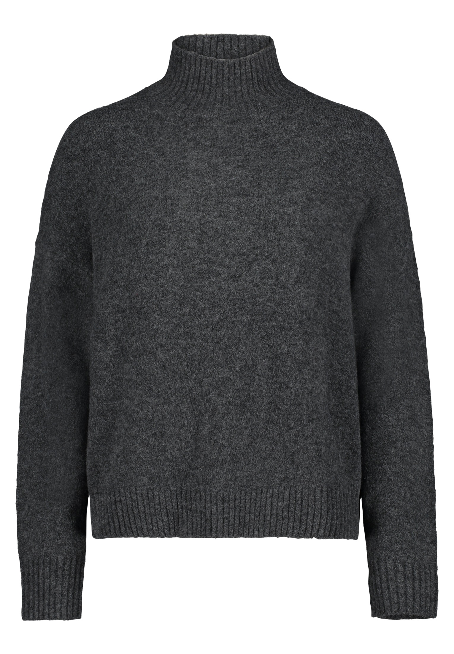 Cartoon Strickpullover »Cartoon Strickpullover mit Stehkragen«, (1 tlg.), Rippbündchen