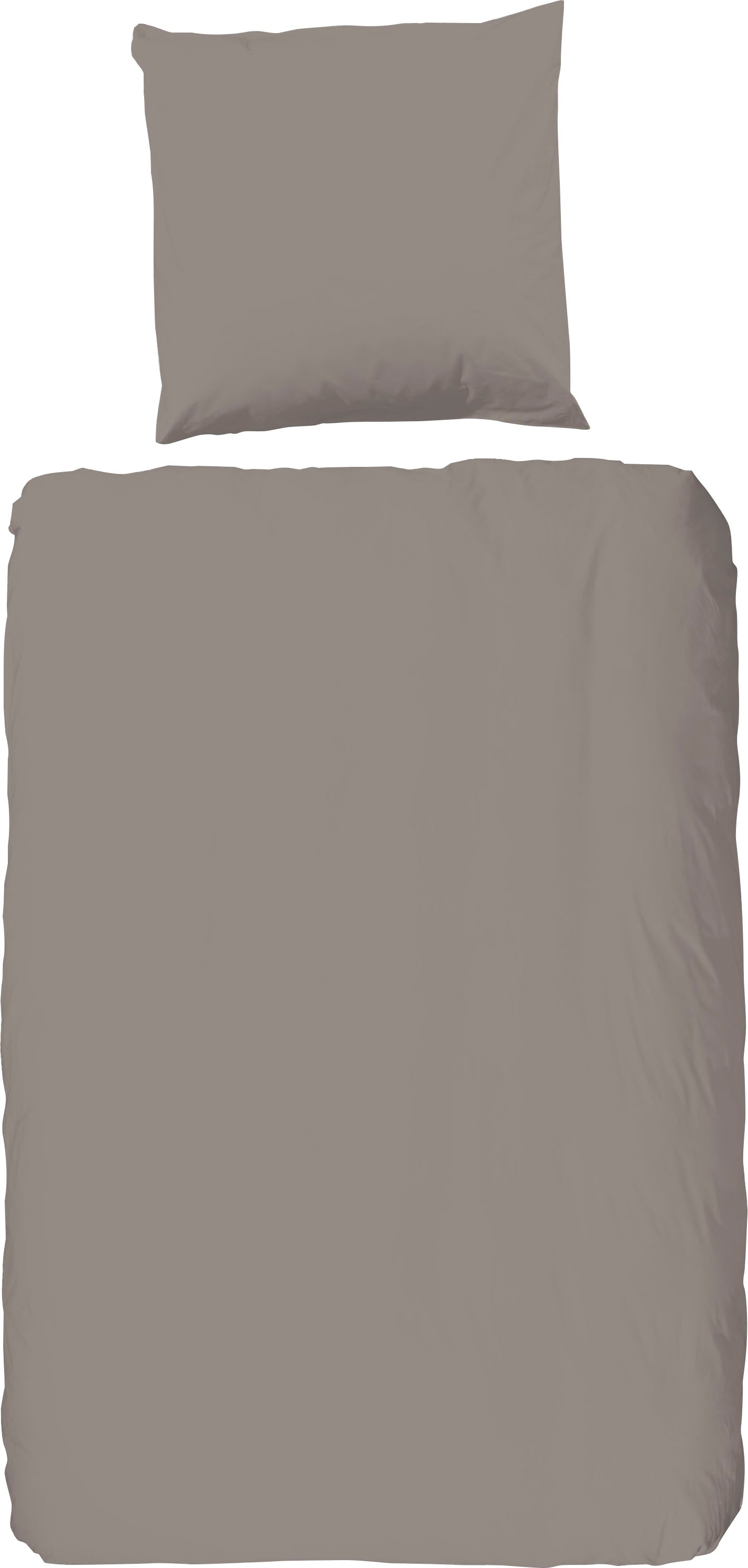 hip Bettwäsche "Hip Uni" 2 Stk. 100% Baumwolle, Mako-Satin, 135x200, Unifar günstig online kaufen