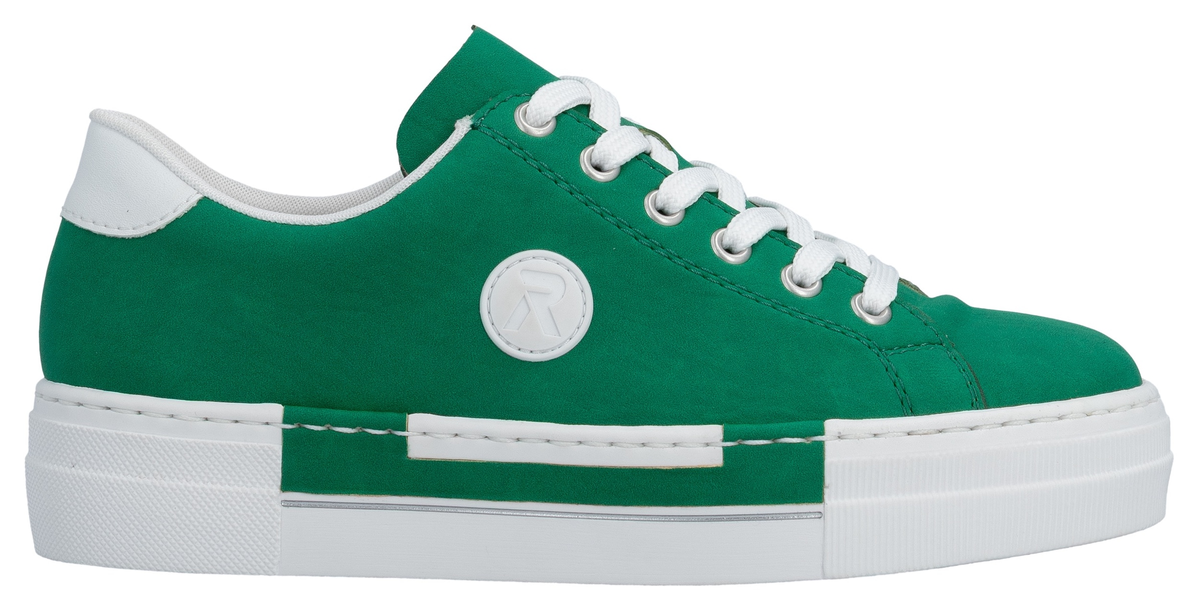 Rieker Sneaker  , Freizeitschuh, Halbschuh, Schnürschuh mit Plateausohle