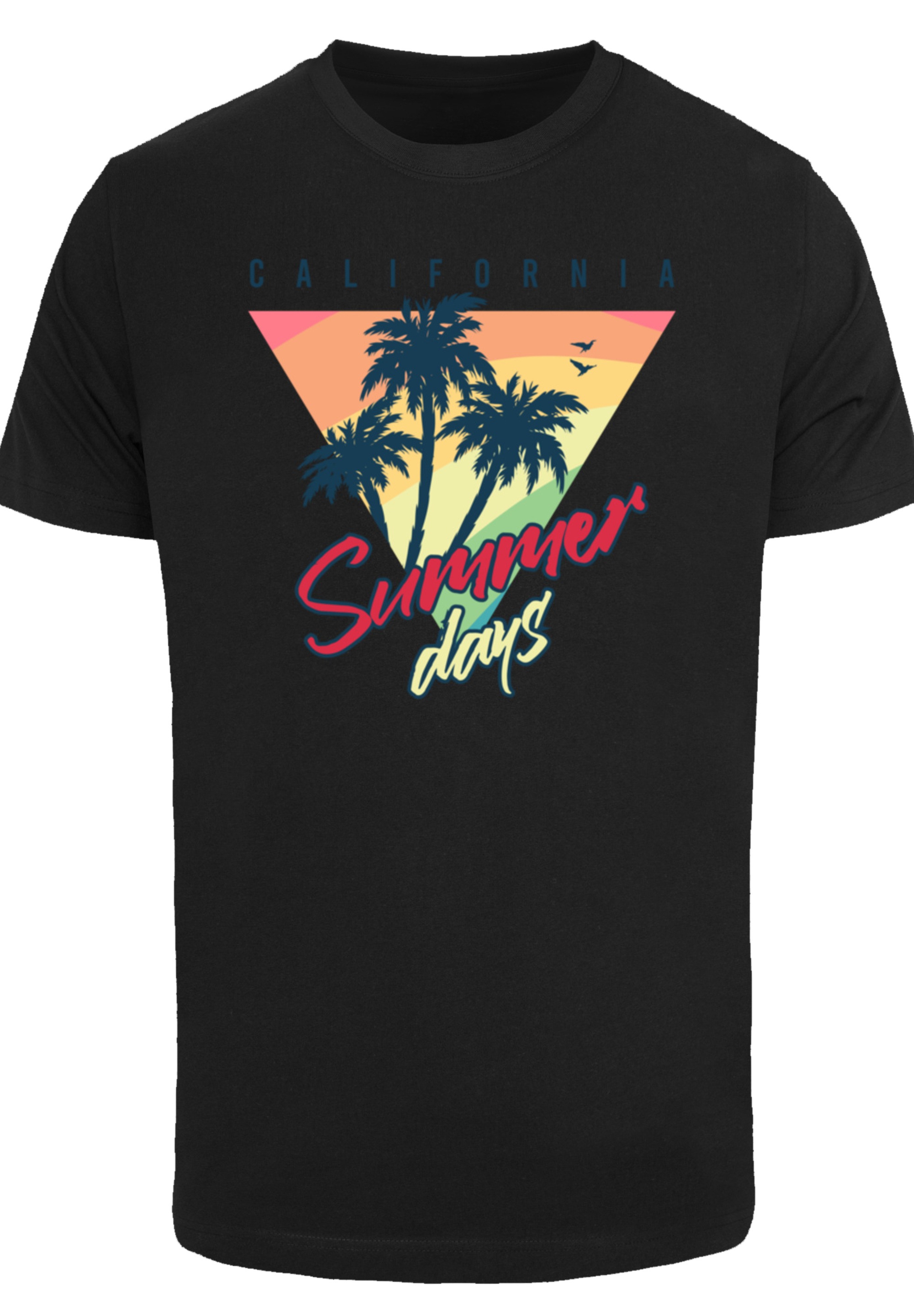 F4NT4STIC T-Shirt »California Palmen Retro«, Premium Qualität
