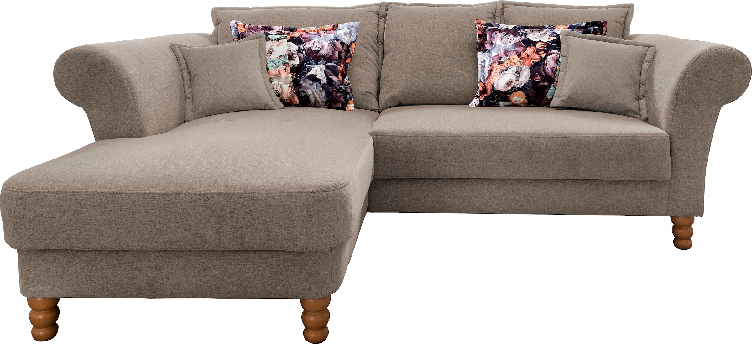 Home affaire Ecksofa "Tassilo Mega Polsterecke mit Kaltschaum im Sitz, bequ günstig online kaufen