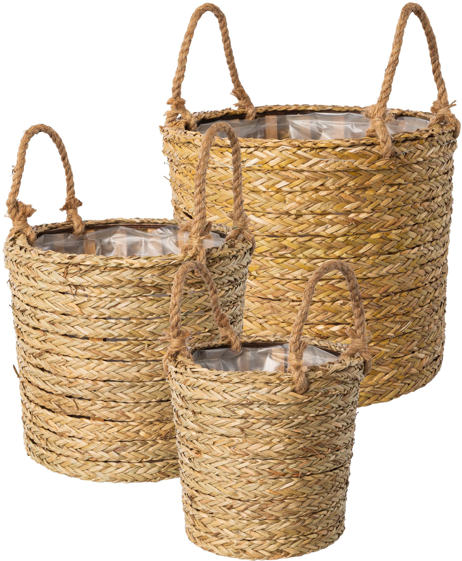 Creativ home Aufbewahrungskorb "Korb mit Henkel" günstig online kaufen